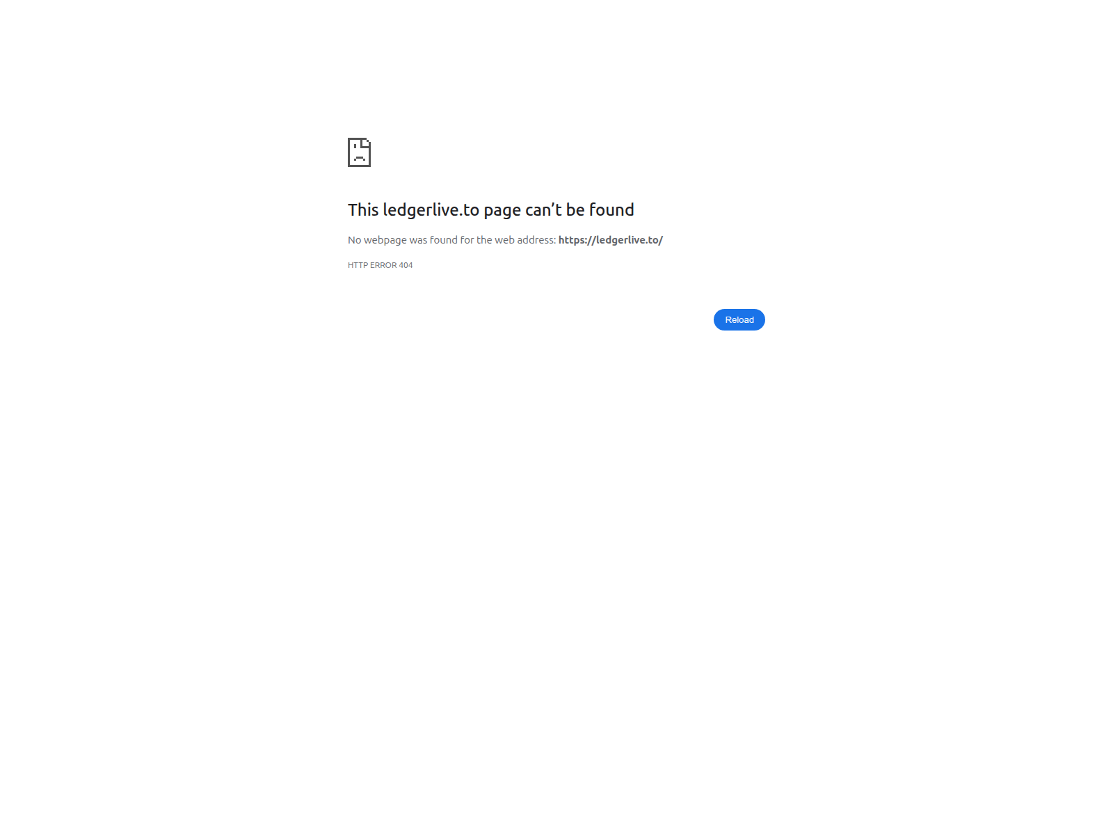 Screenshot of ledgerlive.to