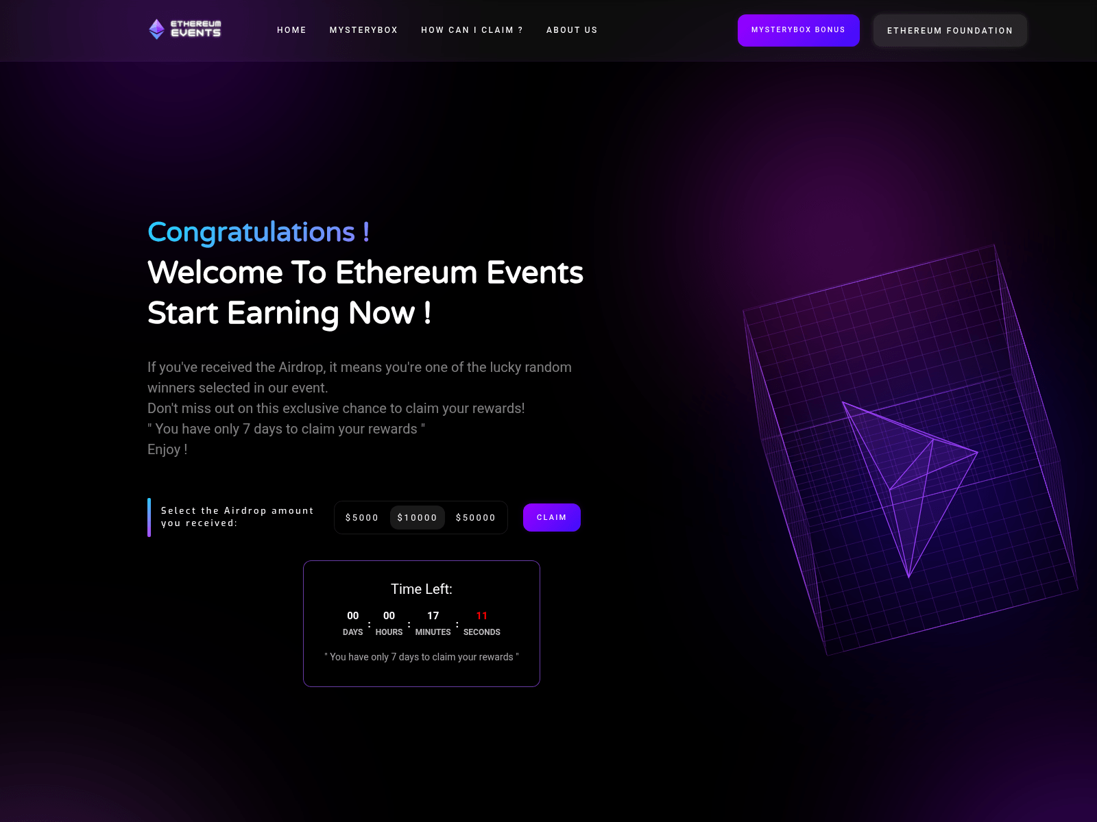 Screenshot of claim-eth.github.io
