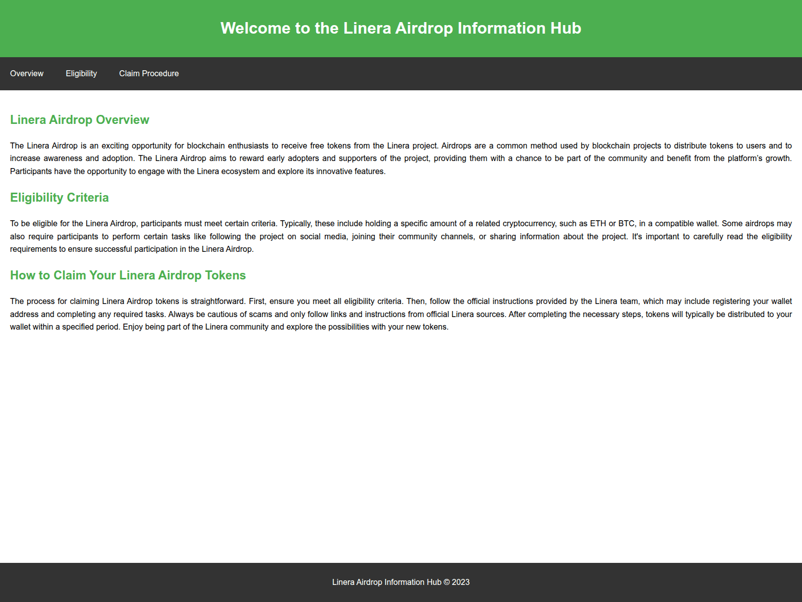 Screenshot of airdroplinera.live