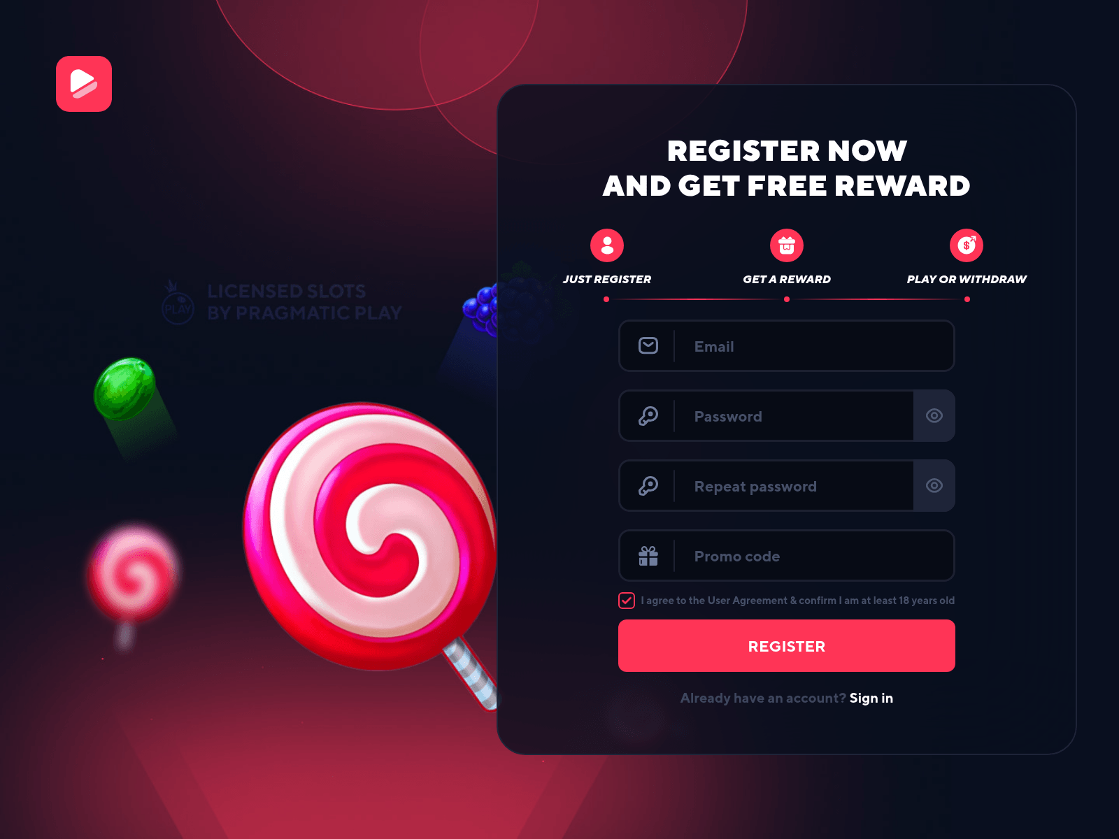 Screenshot of luckpax.com