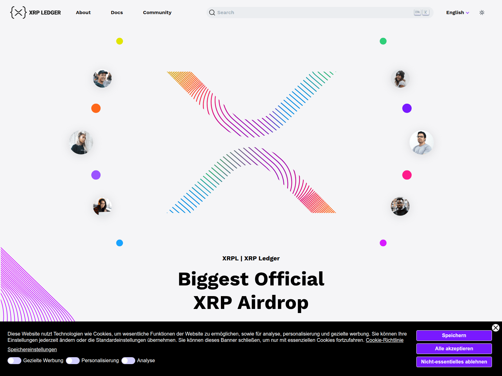 Screenshot of xrpdistributions.firebaseapp.com