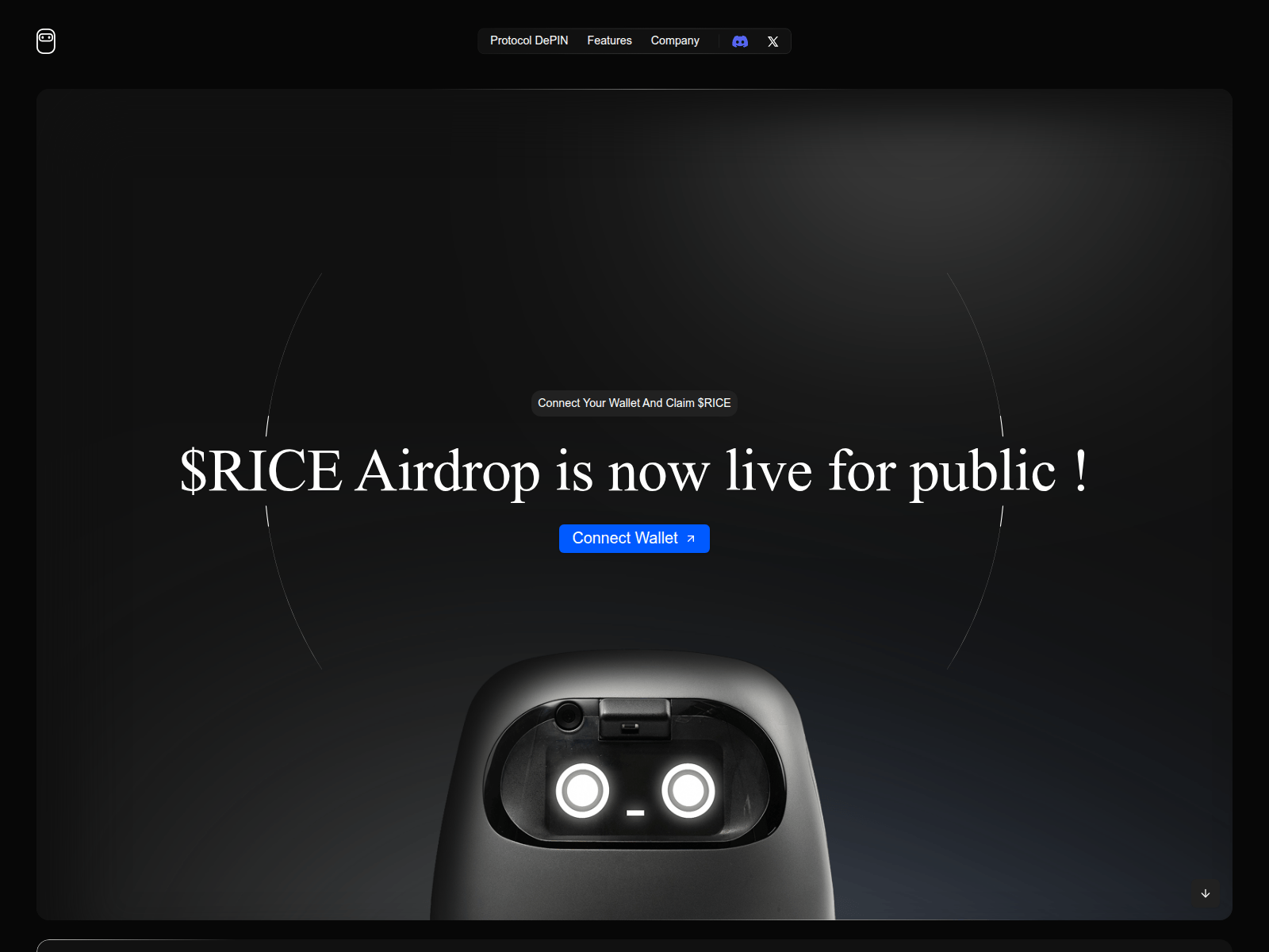 Screenshot of airdrop-riceai.website