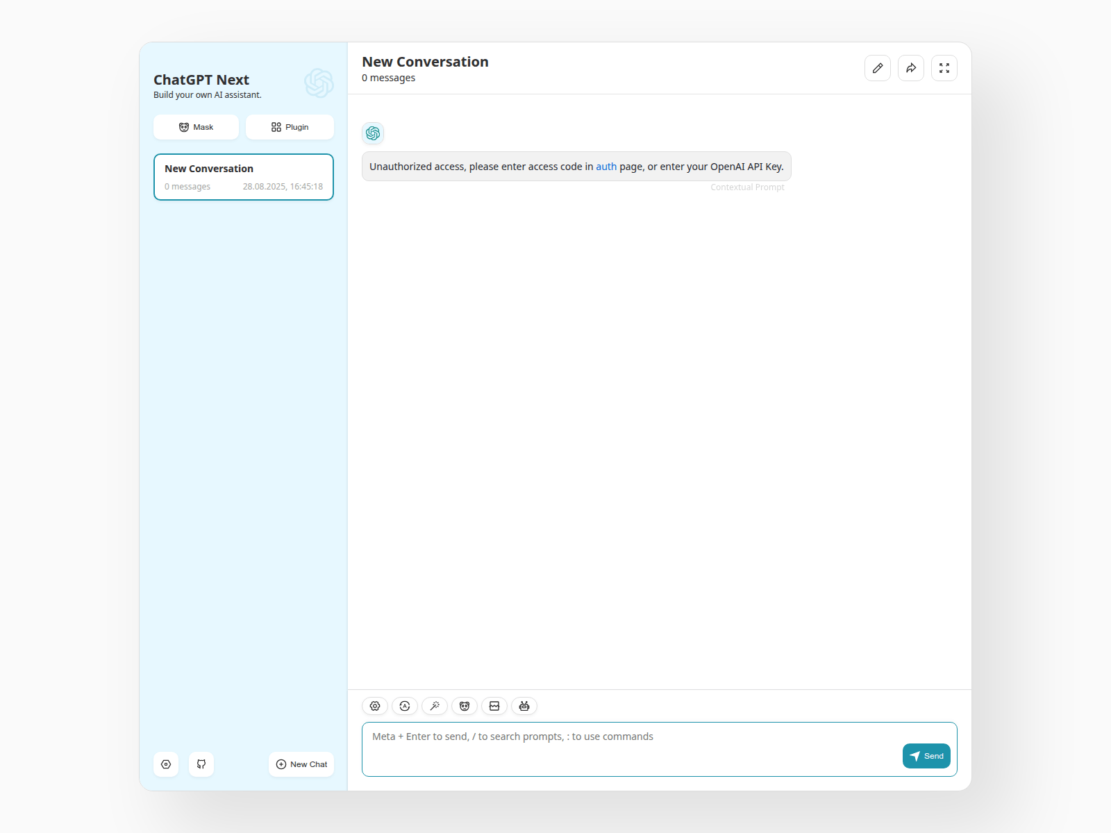 Screenshot of chat-gpt-orcin-six-27.vercel.app