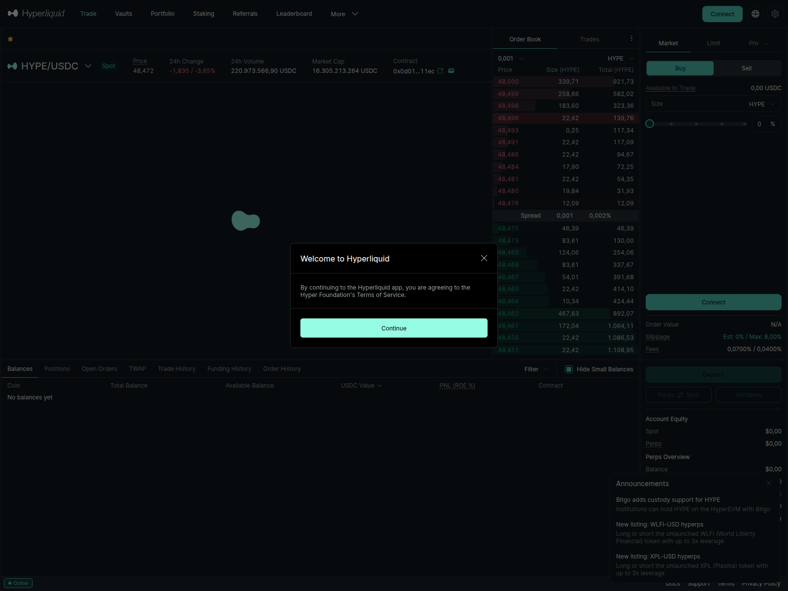 Screenshot of liquild.xyz