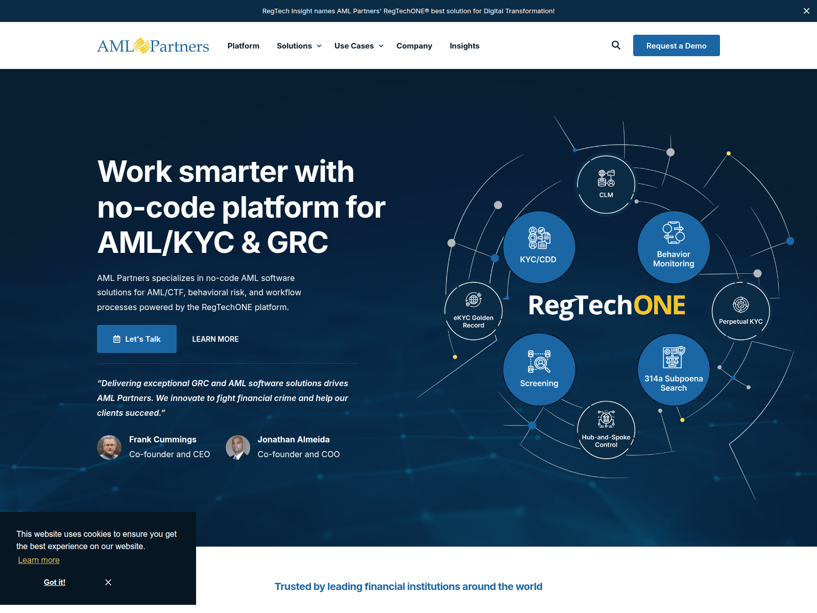 Screenshot of amlpartners.com
