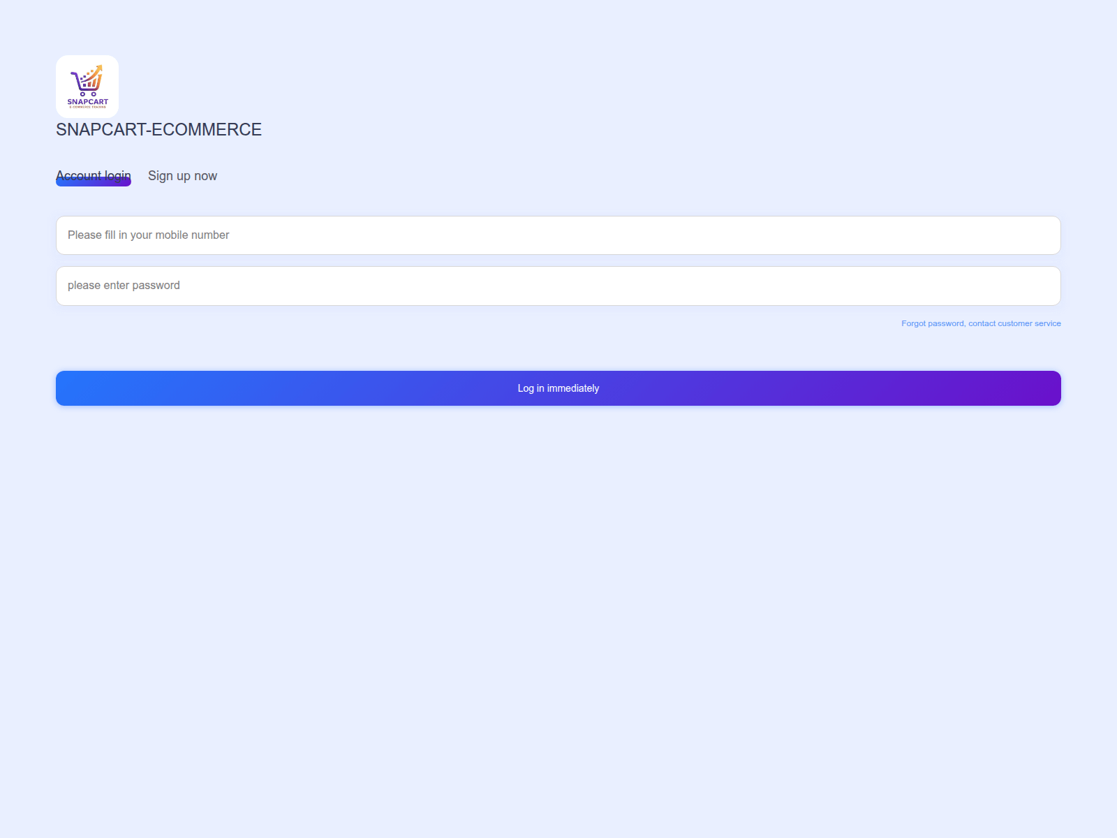 Screenshot of snapcart-ecommerce.com