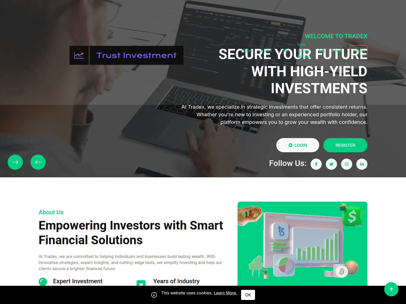 Screenshot of trustwalletinvestment.com