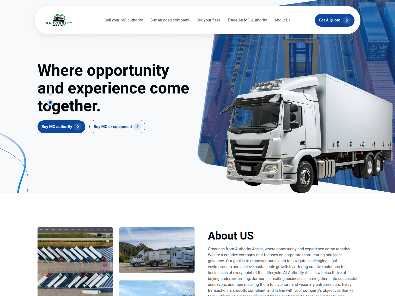 Screenshot of authority-assist.com