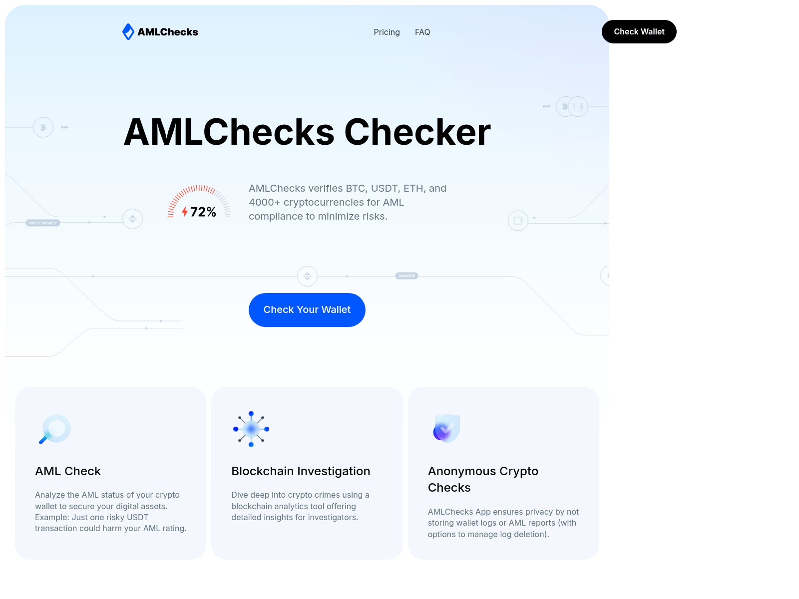 Screenshot of amltracks.site