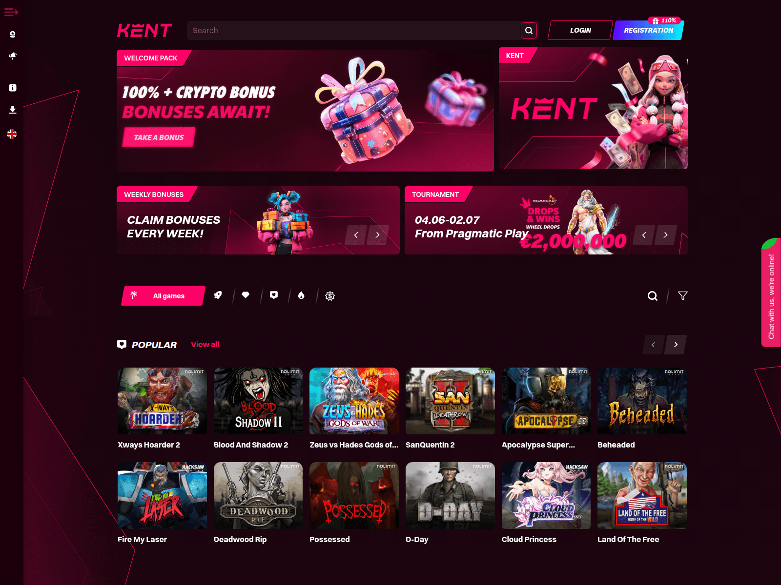 Screenshot of kentget.com
