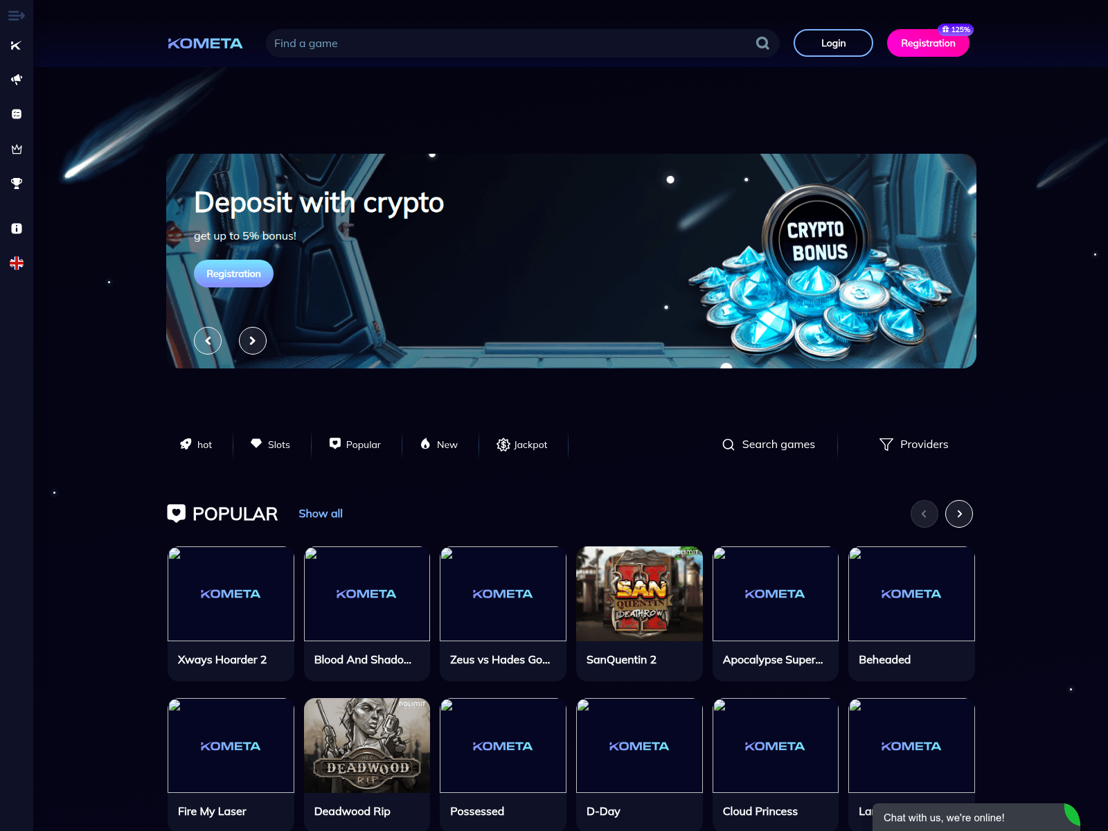 Screenshot of kometamells.com