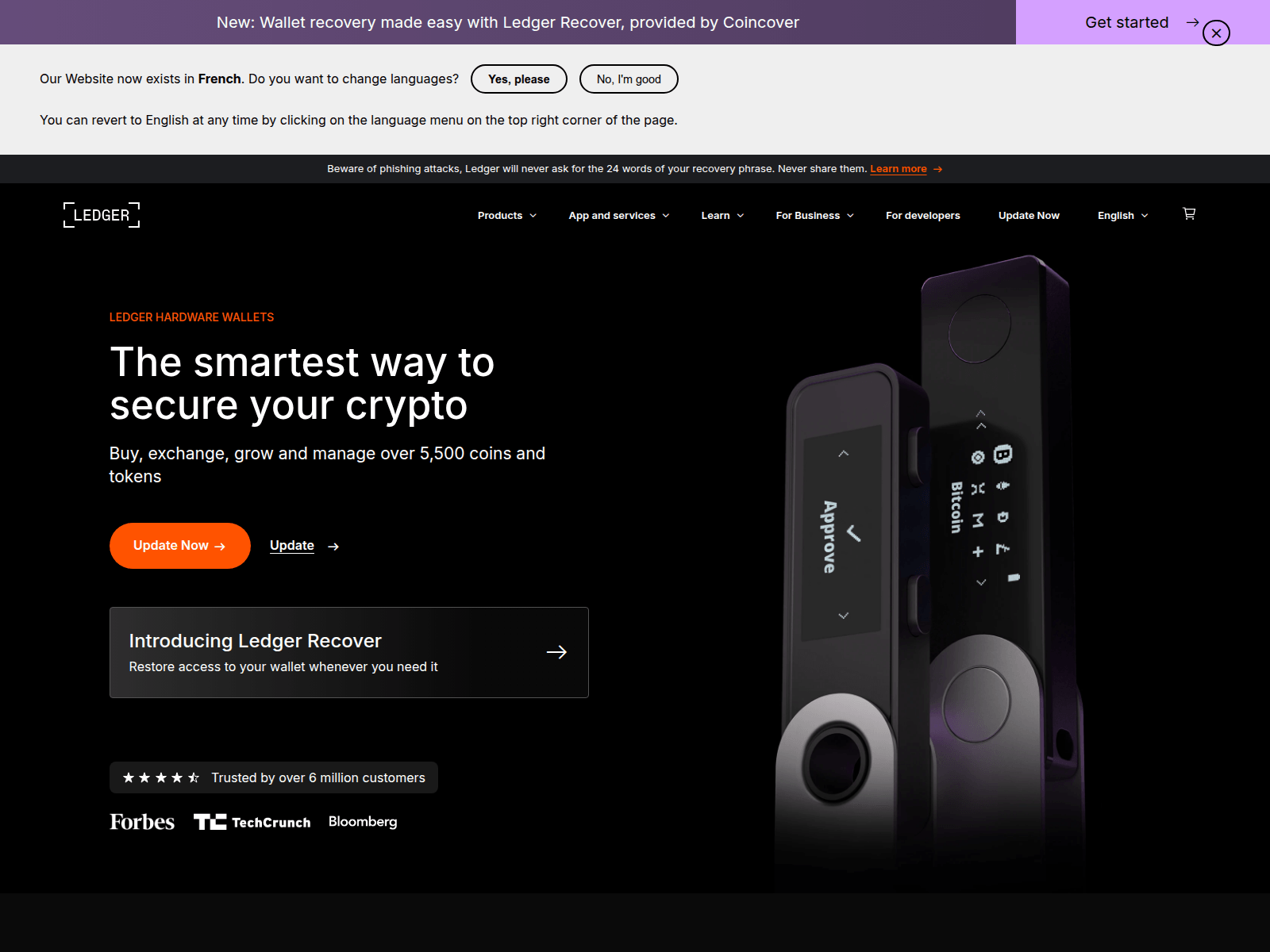 Screenshot of ledgersus.com