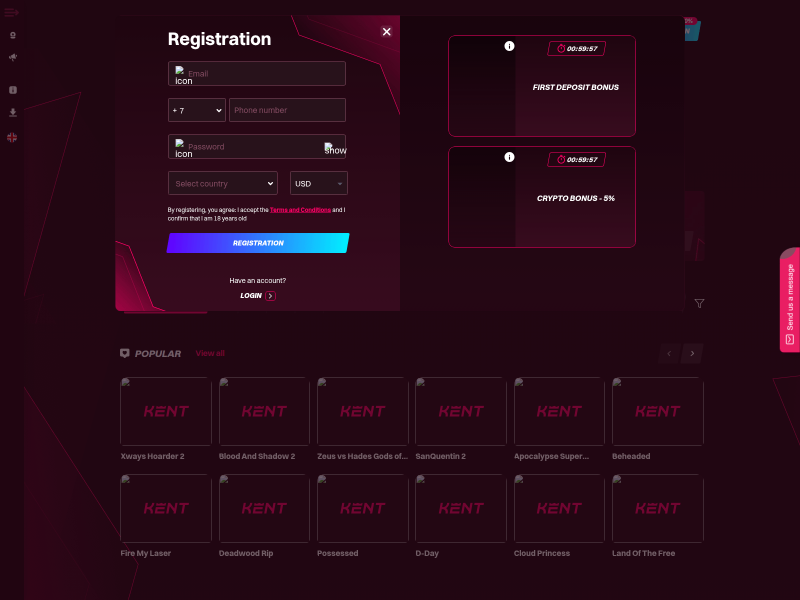 Screenshot of kentmell.com