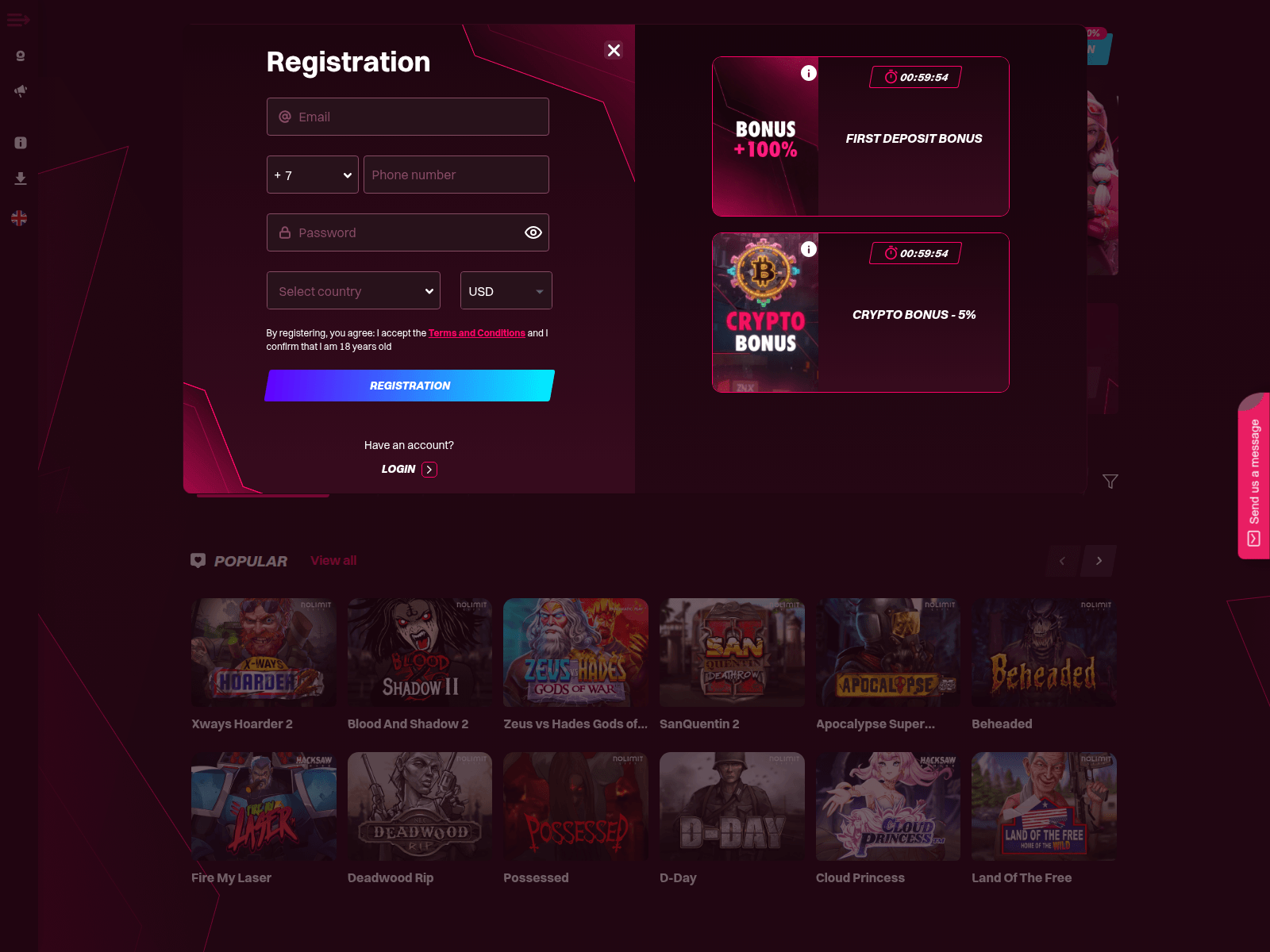 Screenshot of xkentcasinox.com