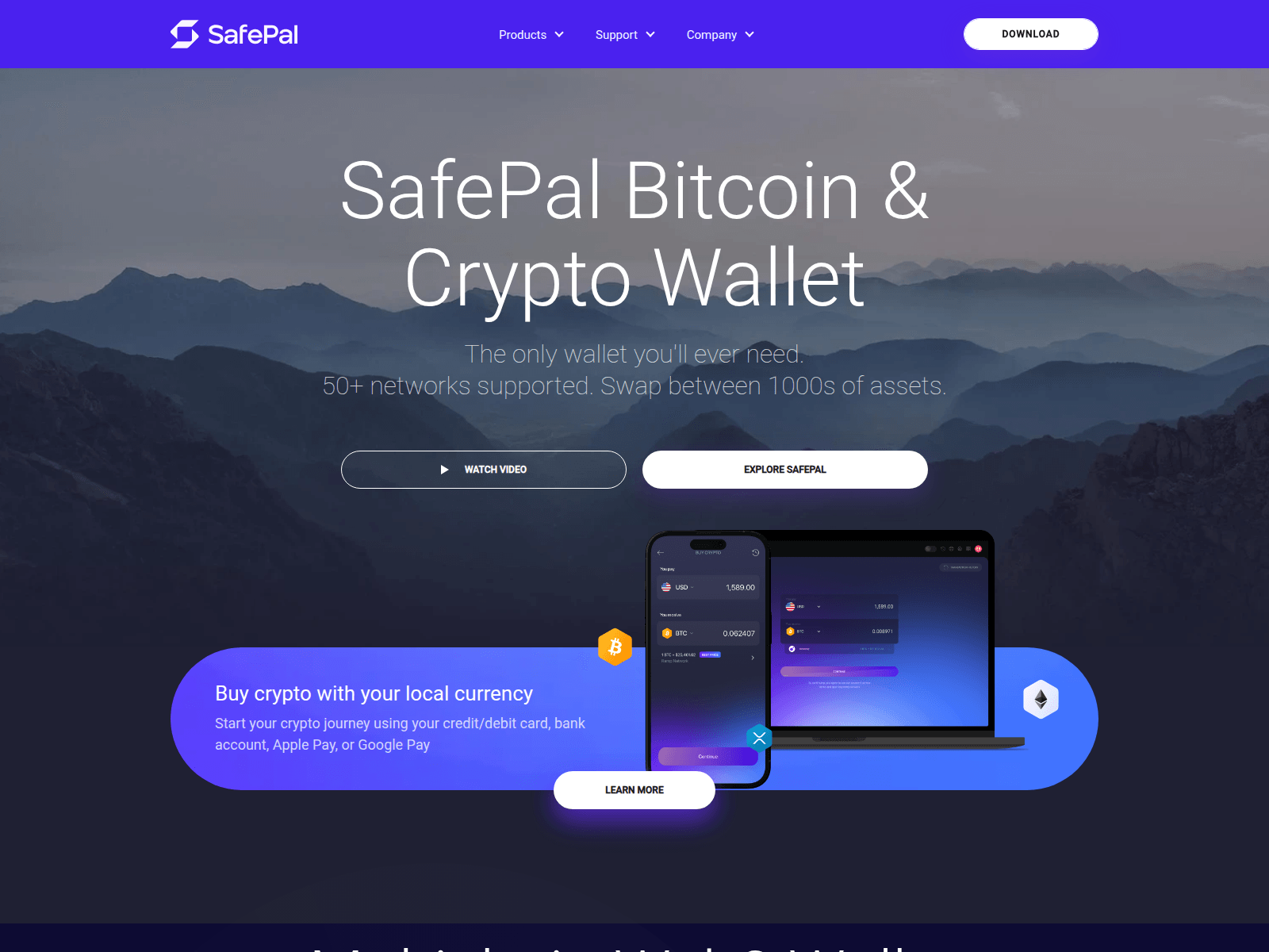 Screenshot of trust-safepal.com