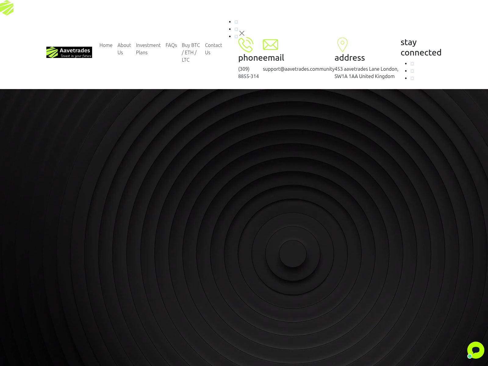 Screenshot of aavetrades.community