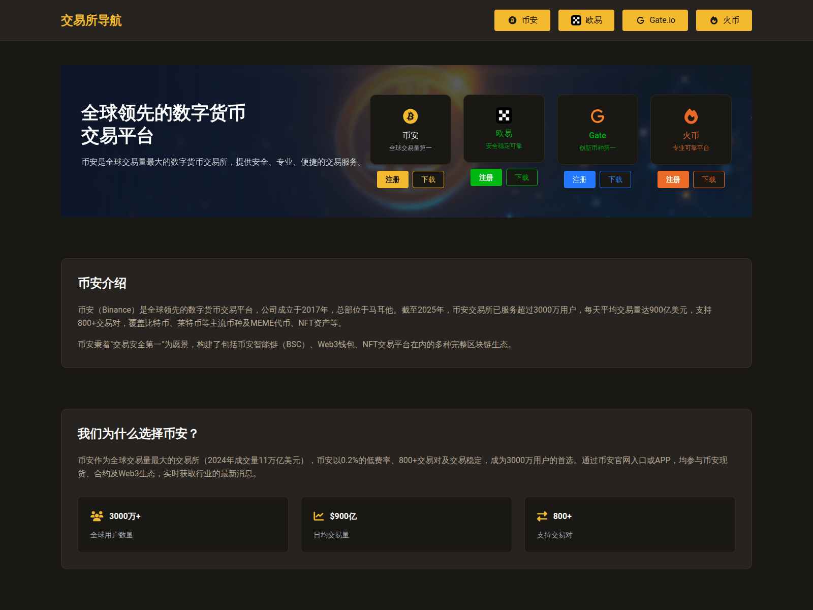 Screenshot of binance636.com