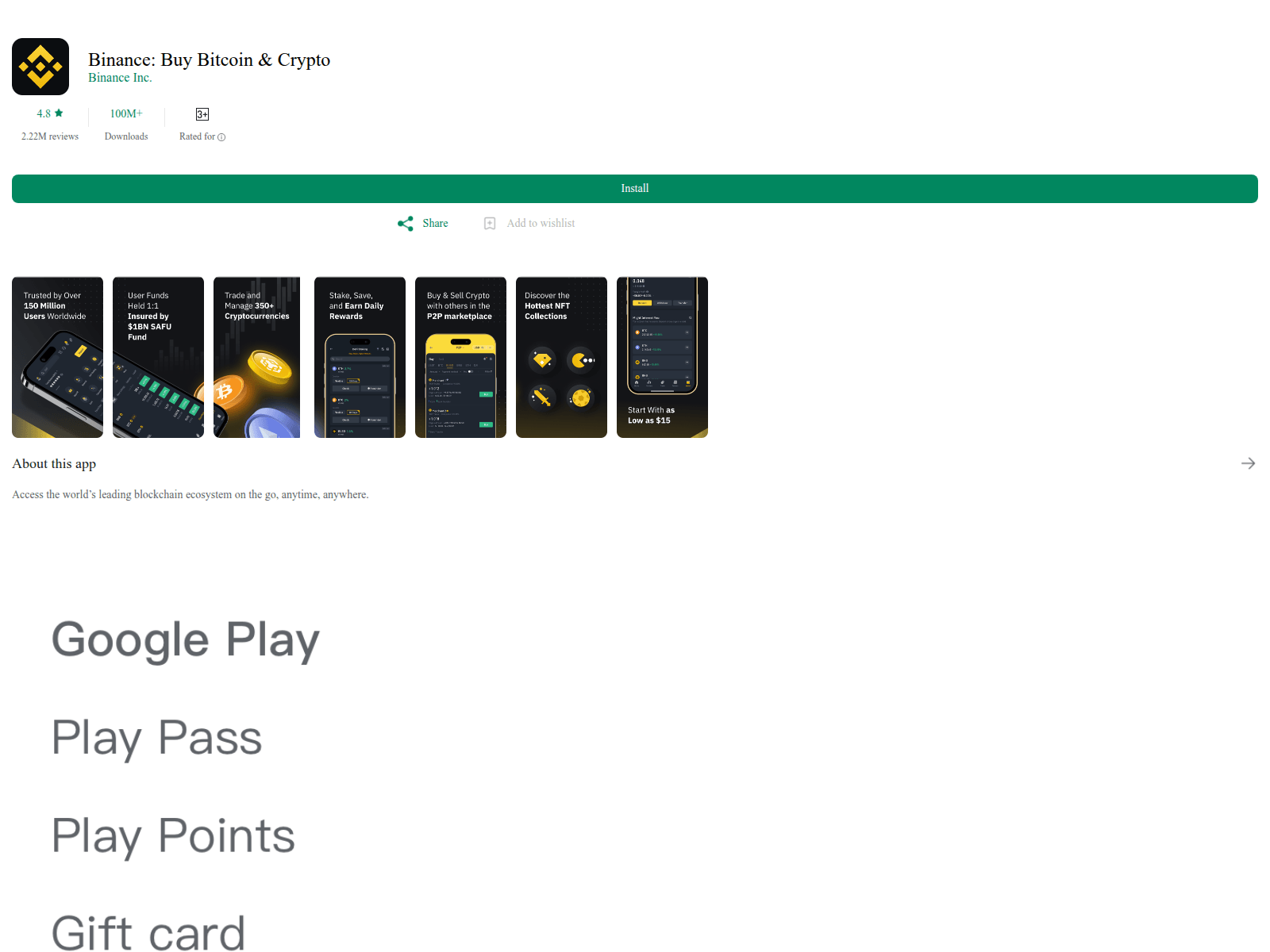 Screenshot of binancecos.com