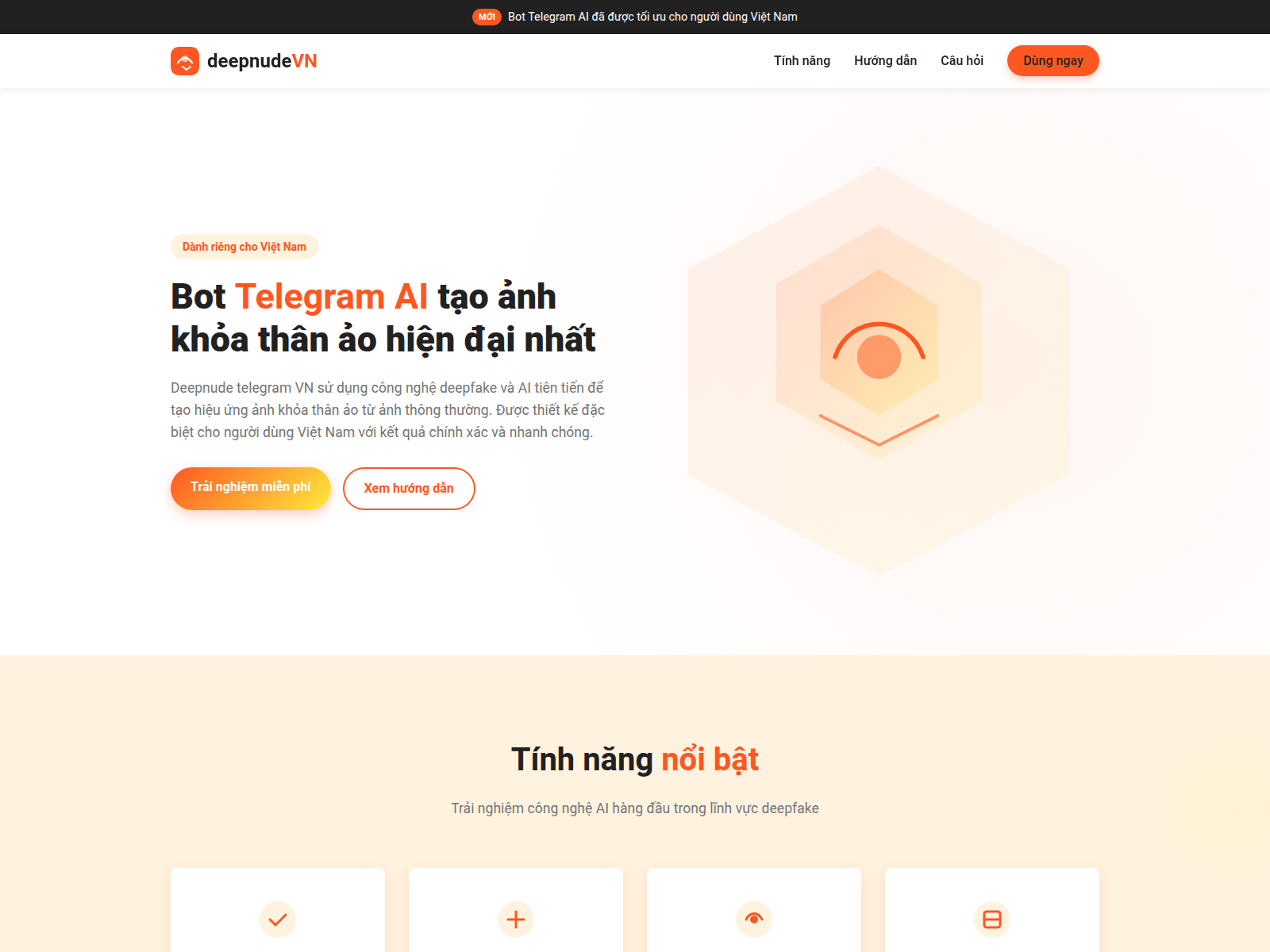 Screenshot of deepnudetelegramvn.site