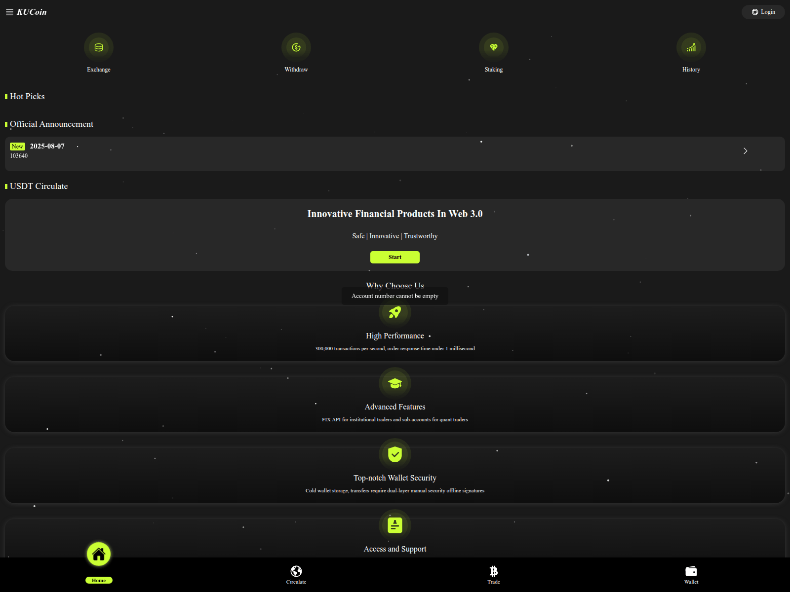 Screenshot of kucoin18.org