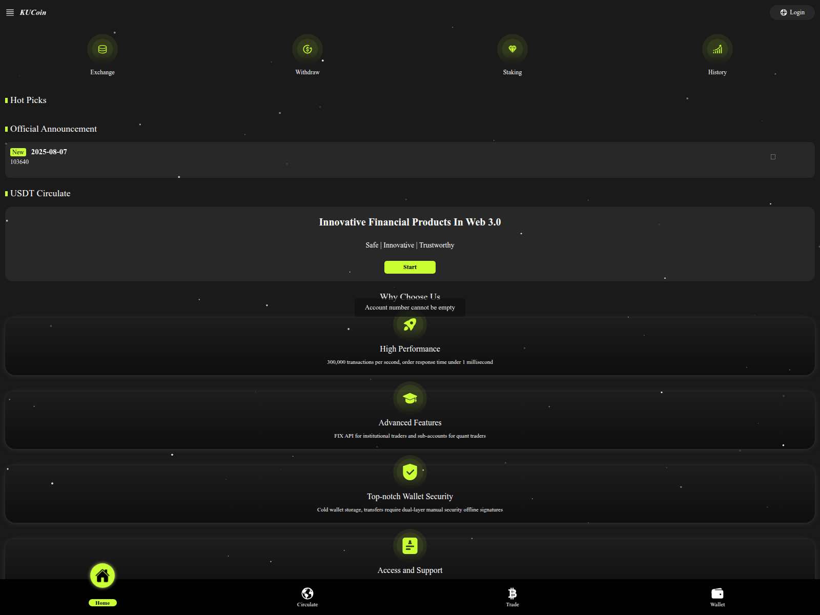 Screenshot of kucoin18.xyz