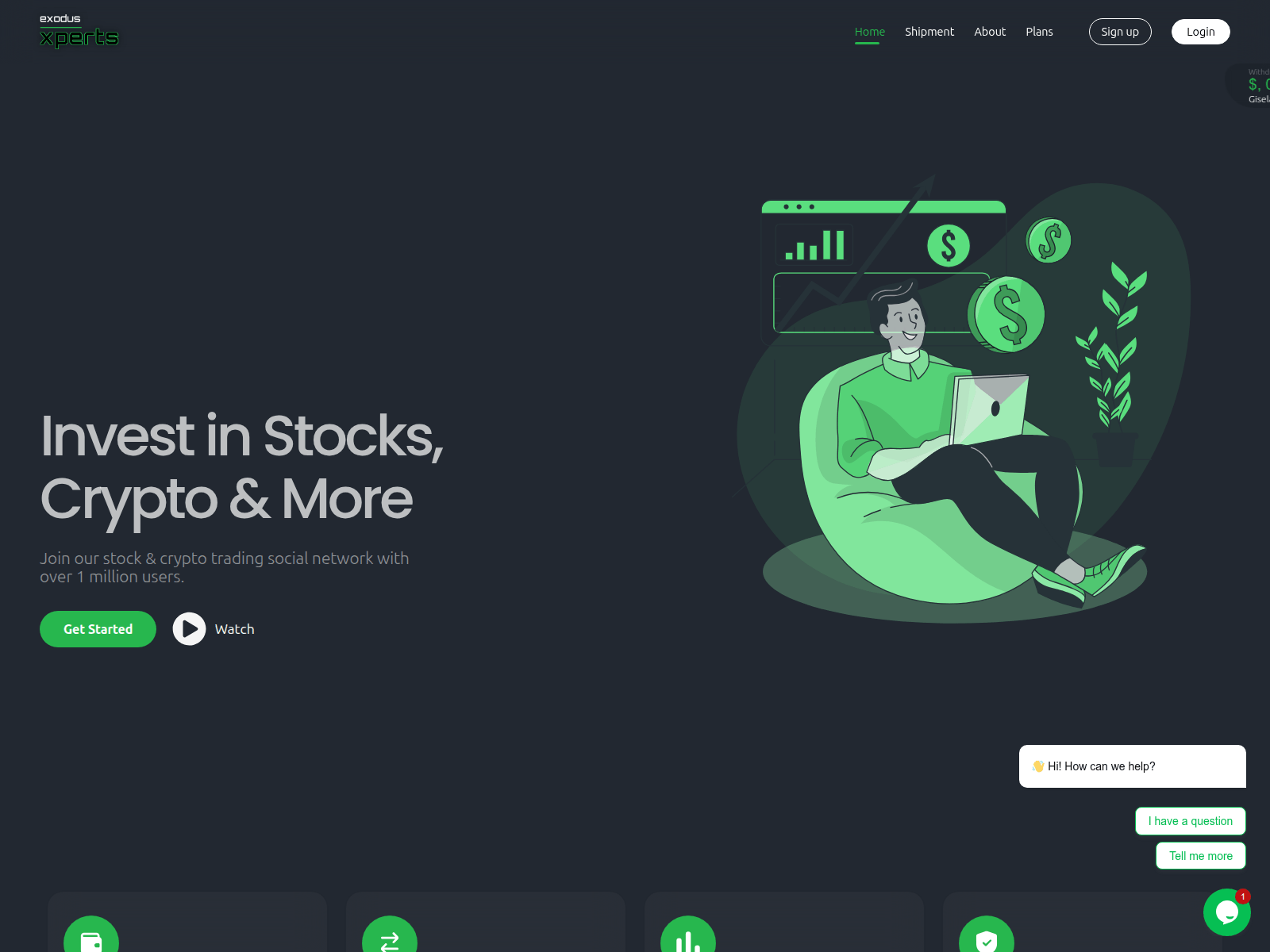 Screenshot of exodusxperts.com