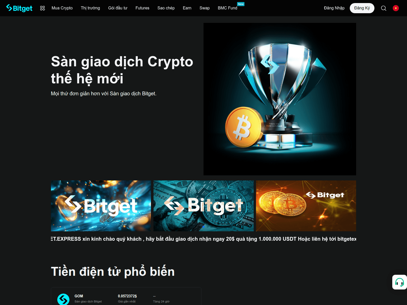 Screenshot of bitget.express