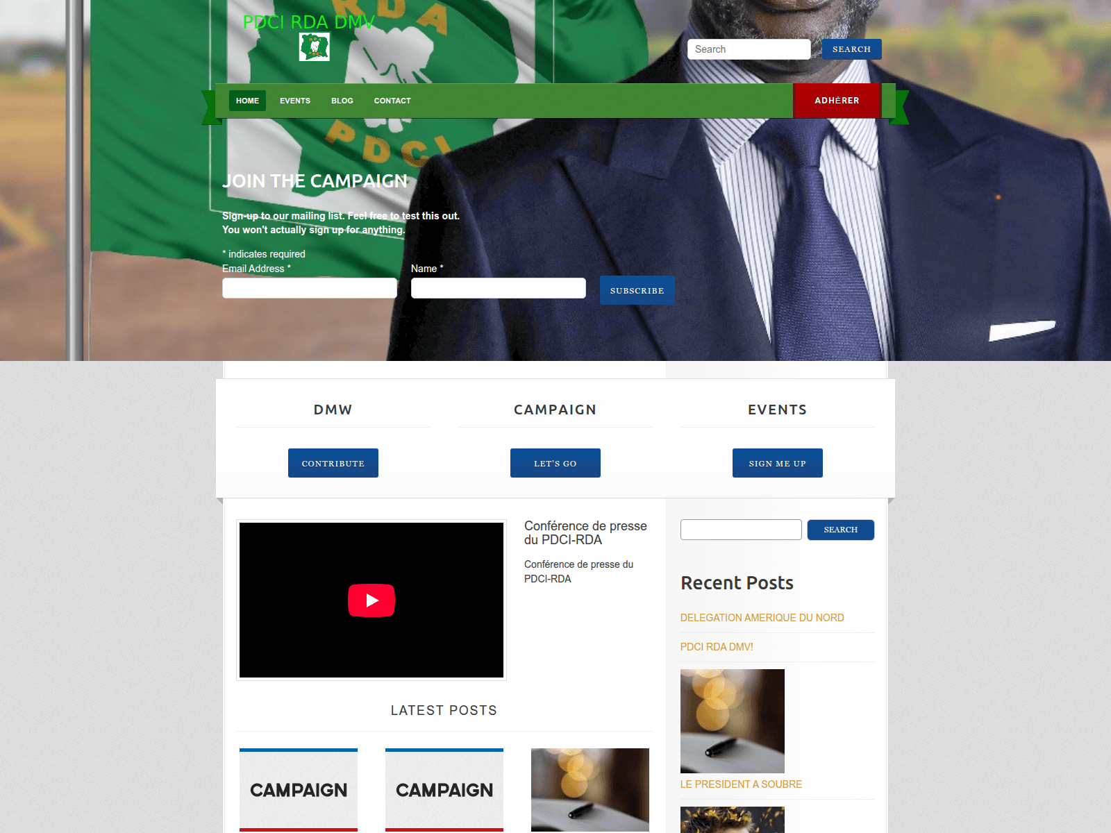 Screenshot of pdcirdadmv.com