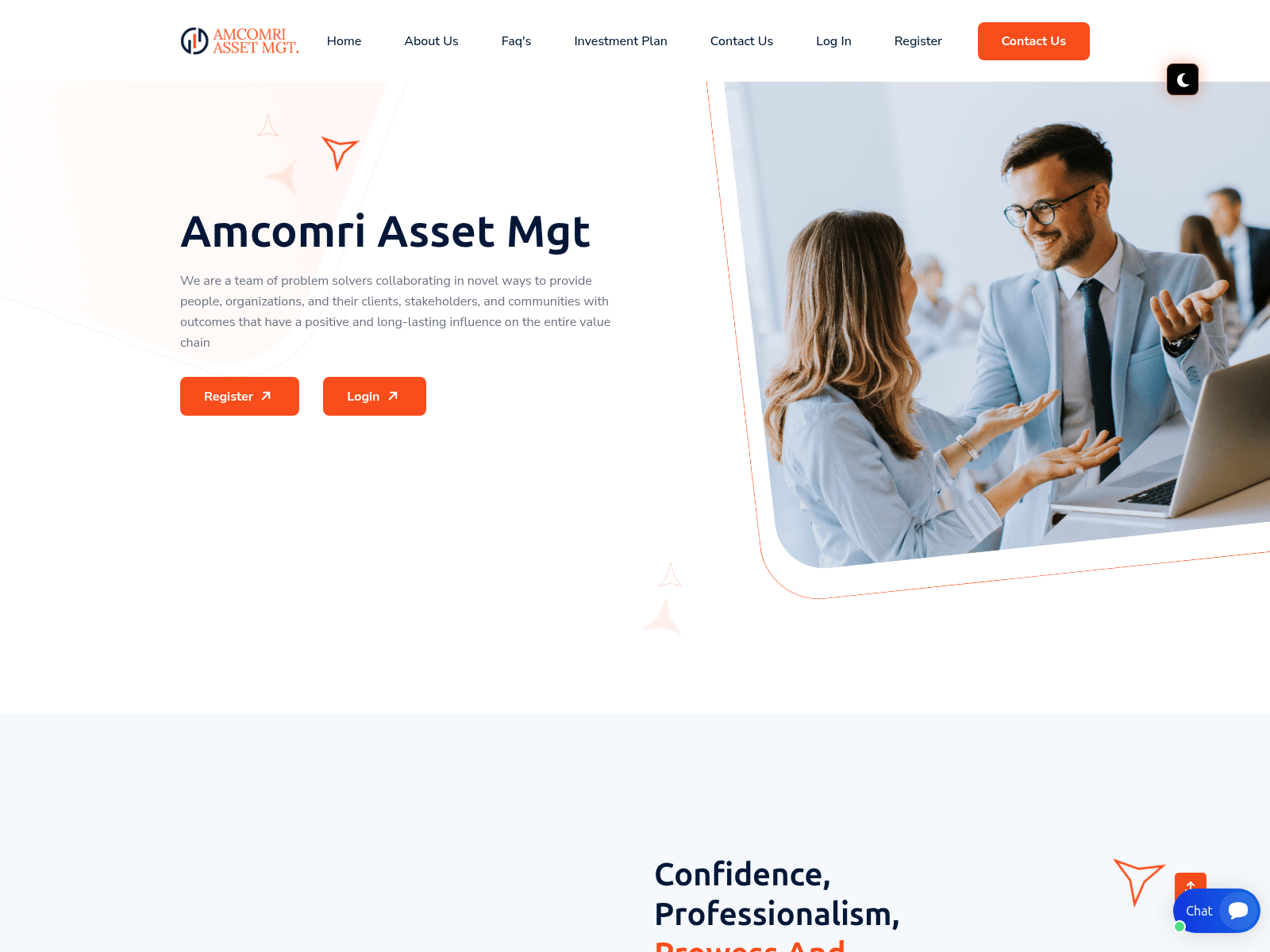 Screenshot of amcomriassetmgtltd.com