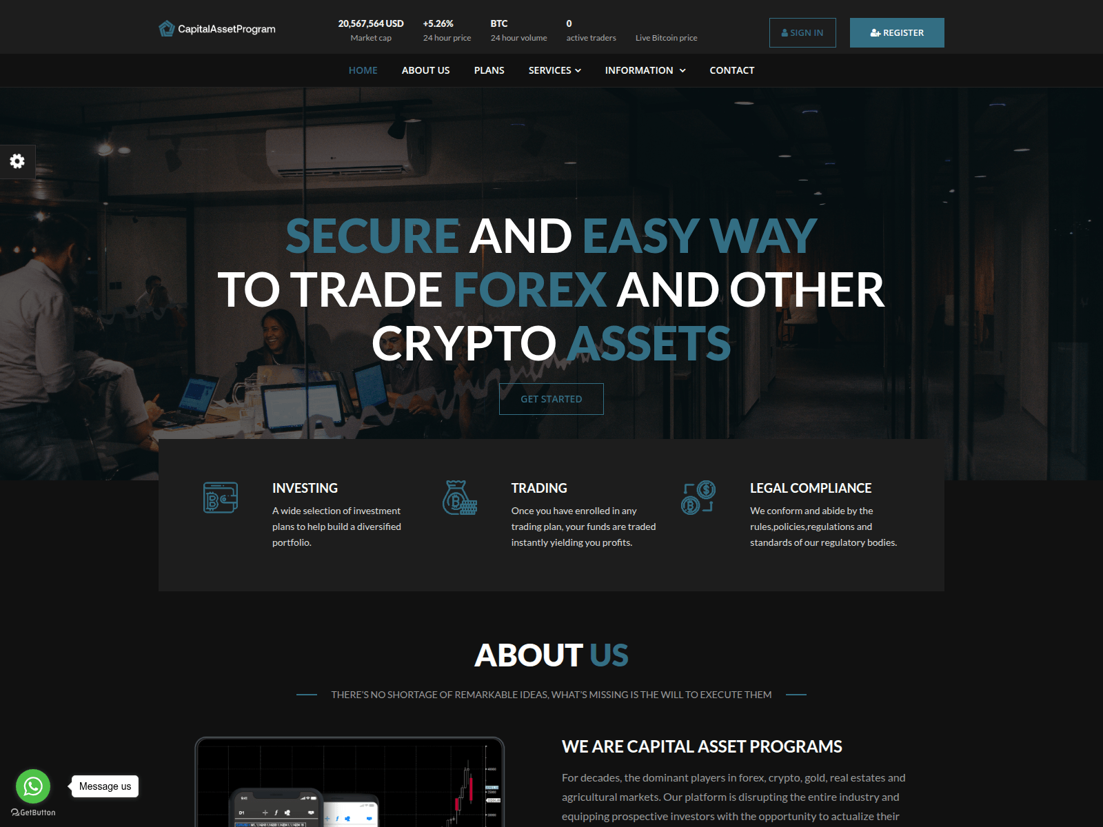 Screenshot of capitalassetprograms.com