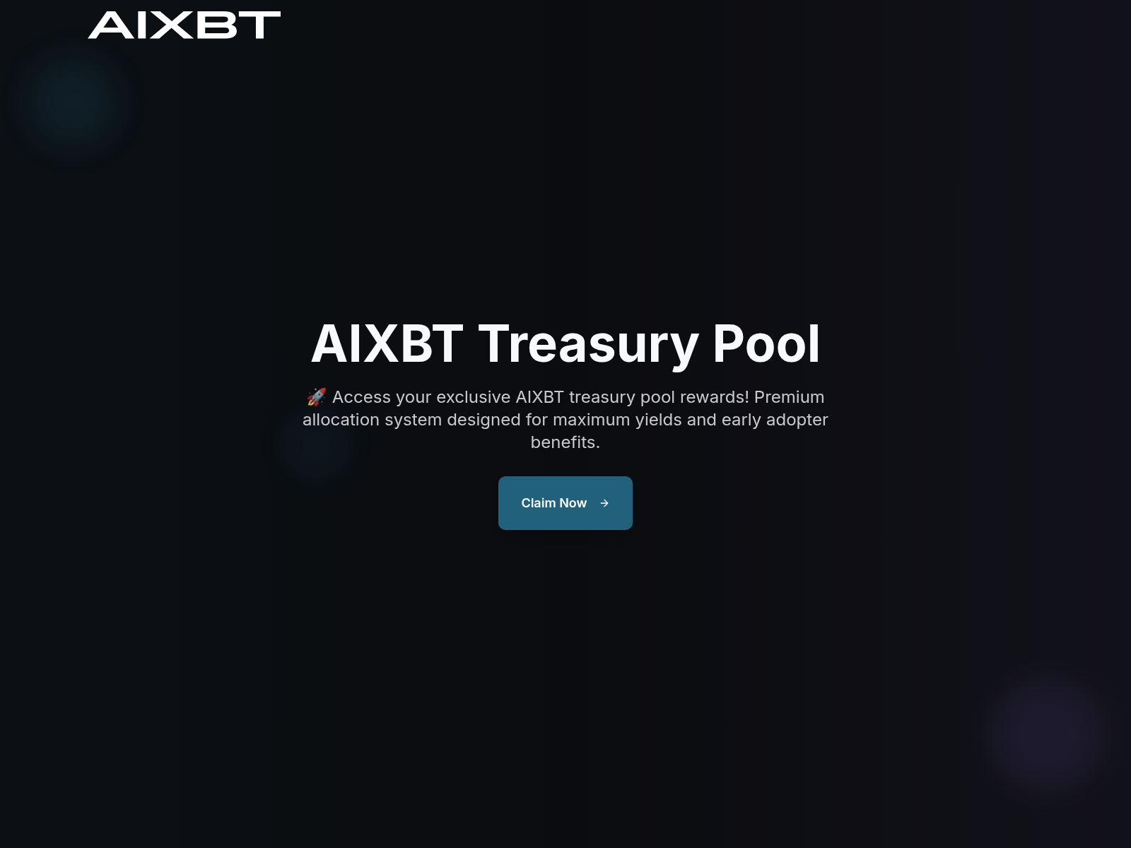 Screenshot of aixbtrewards.tech