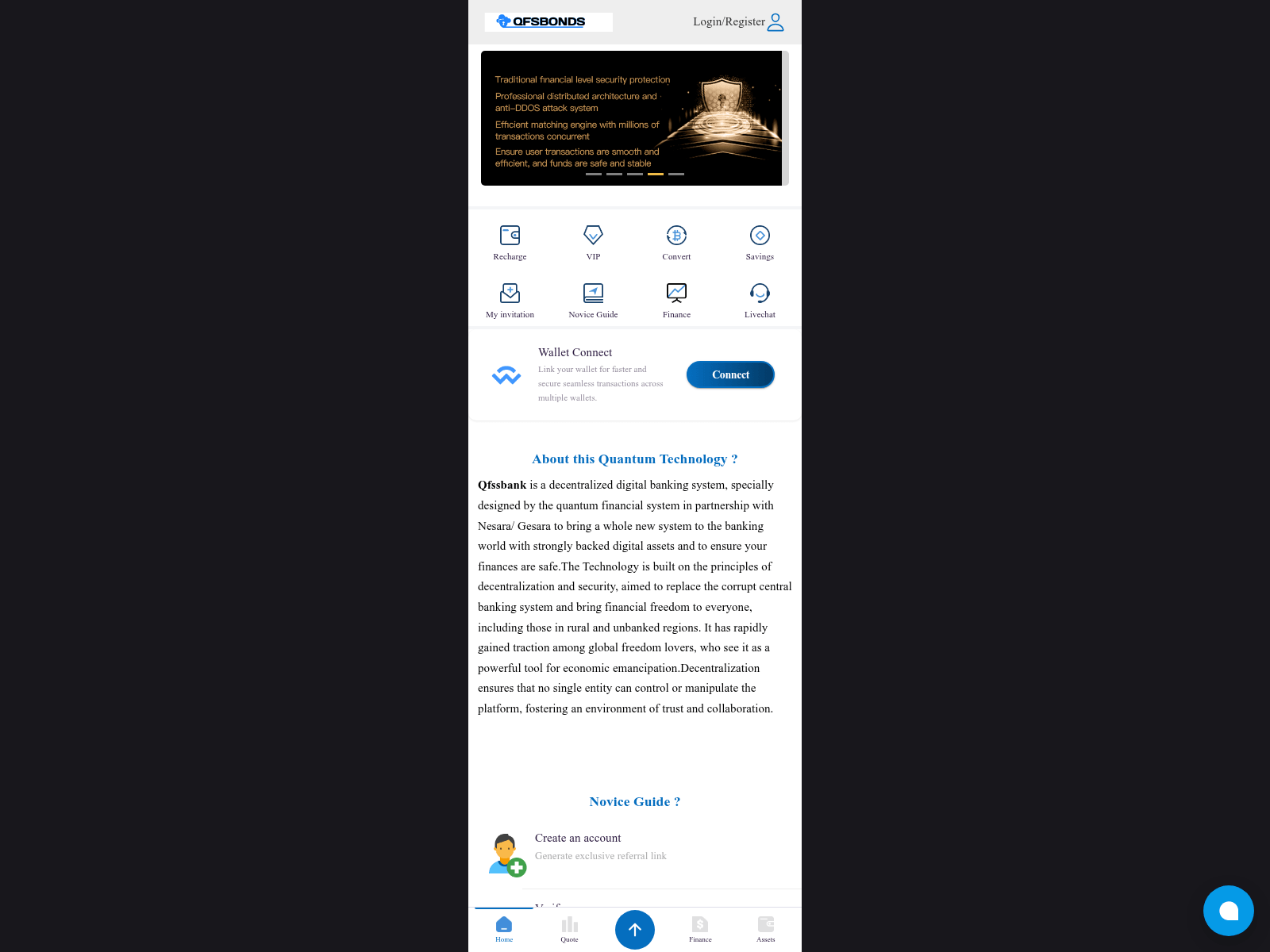 Screenshot of qfssbank.com