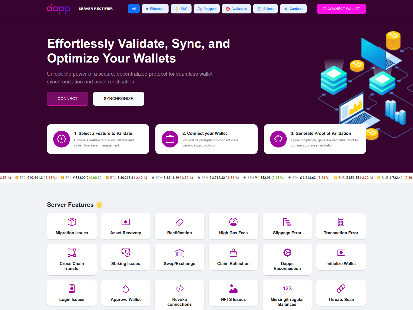 Screenshot of blockchandex.com