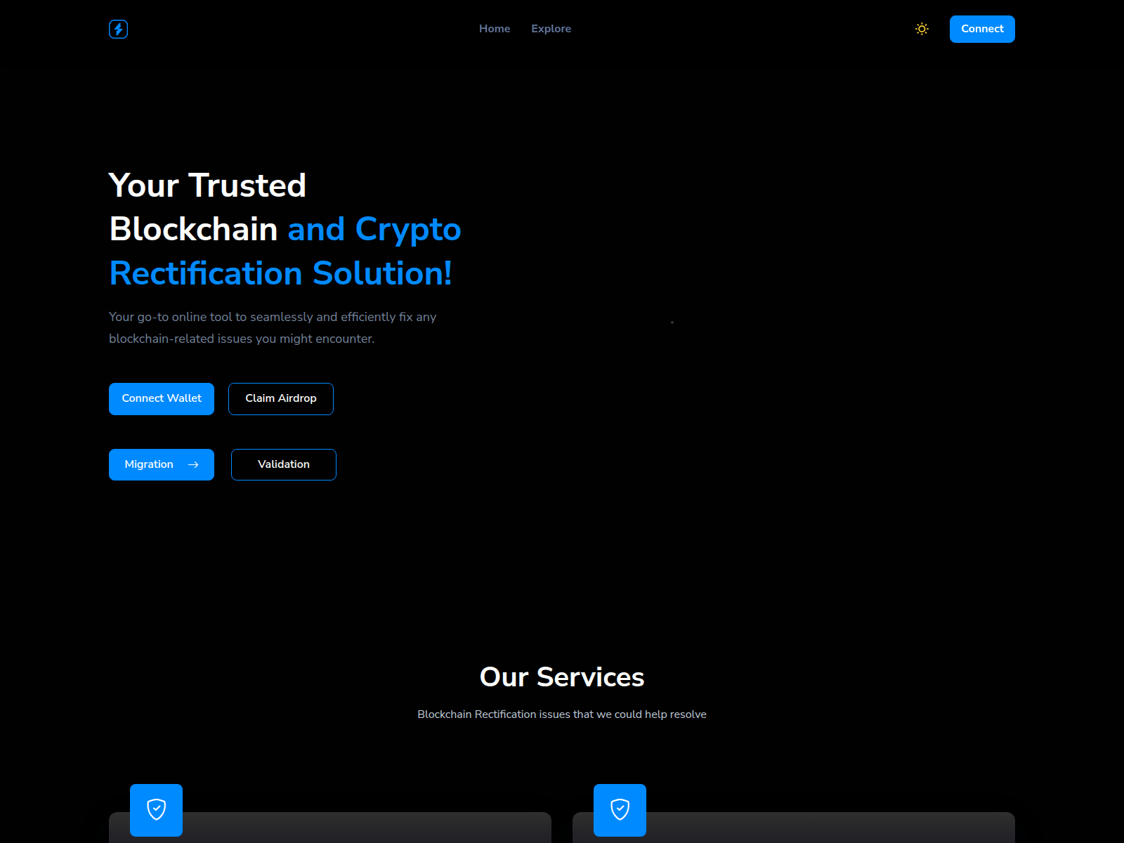 Screenshot of smartchainsresolve-web.org