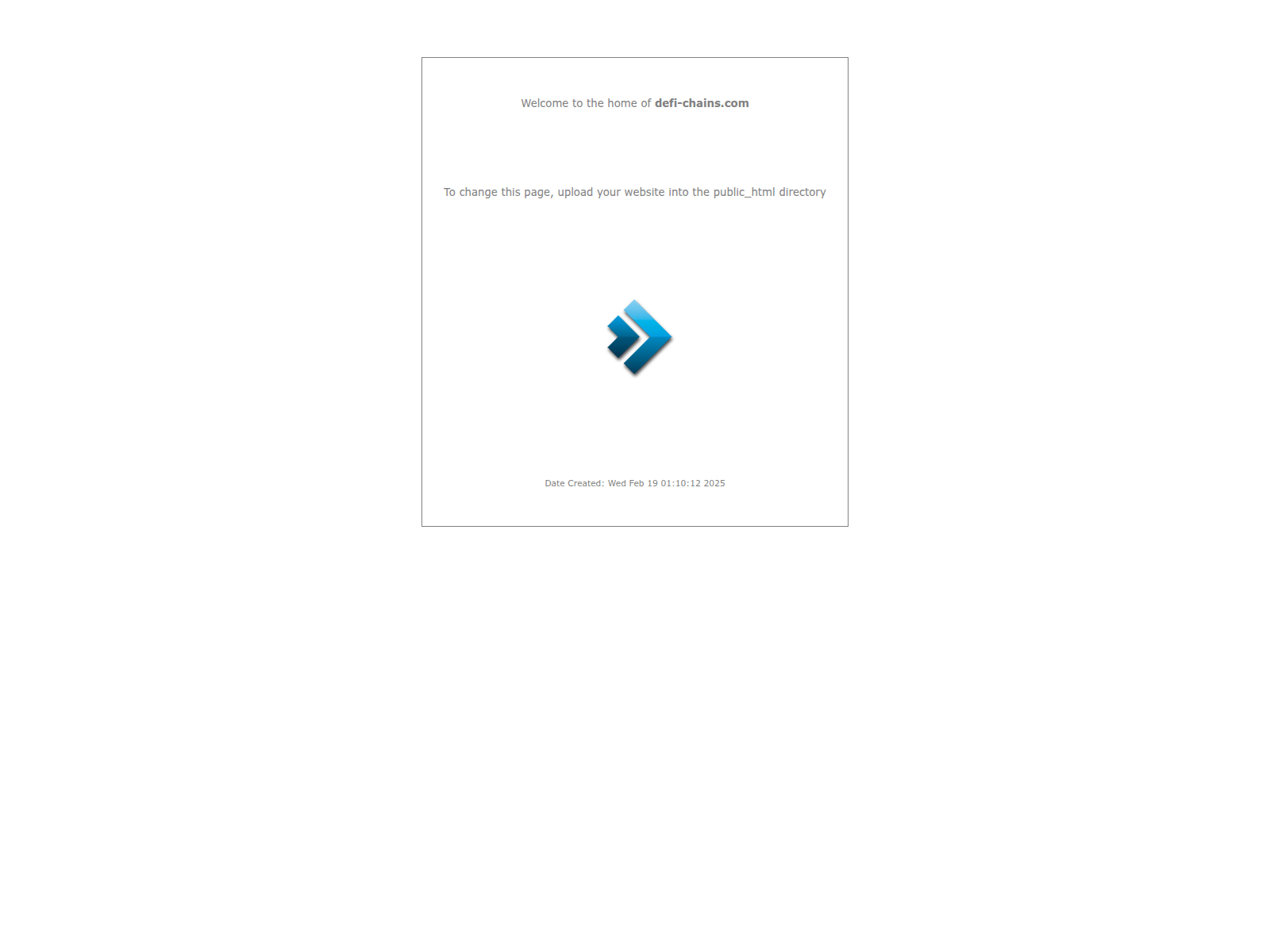 Screenshot of defi-chains.com