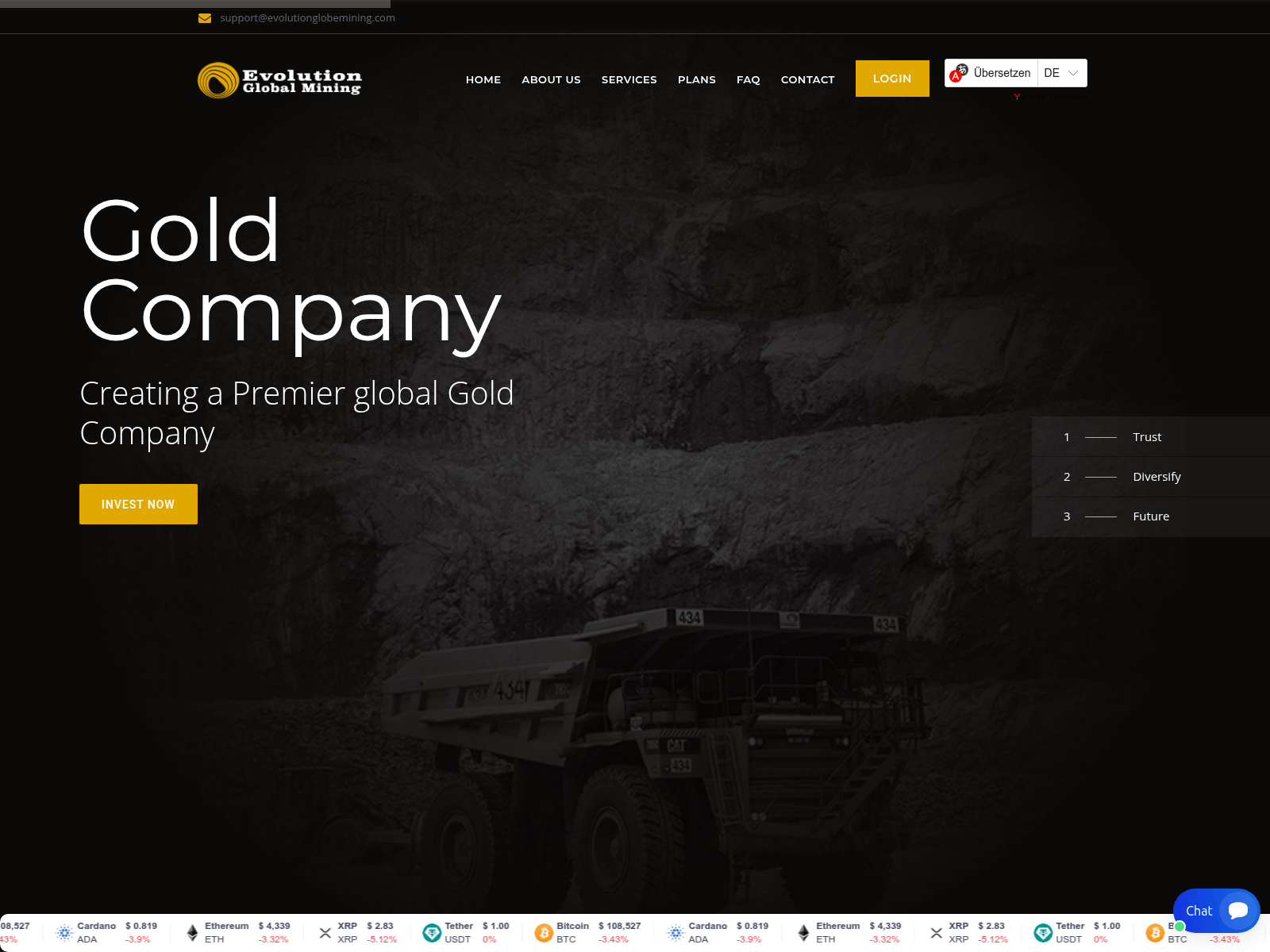 Screenshot of amprotrd.pro