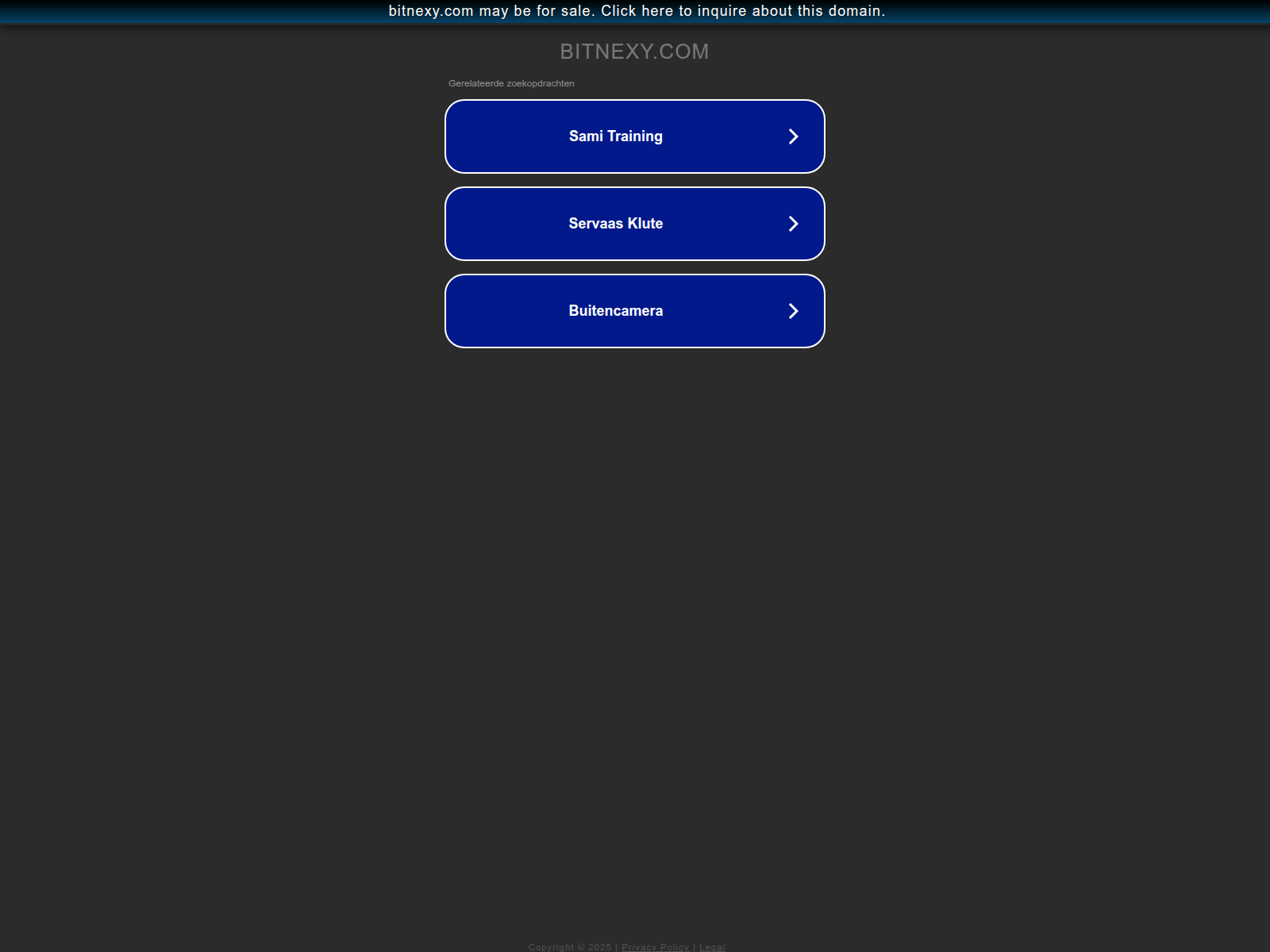 Screenshot of bitnexy.com