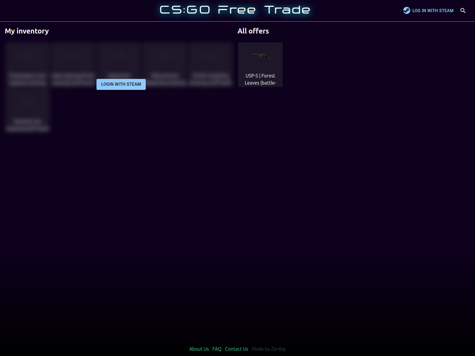 Screenshot of game-trade-platform.vercel.app