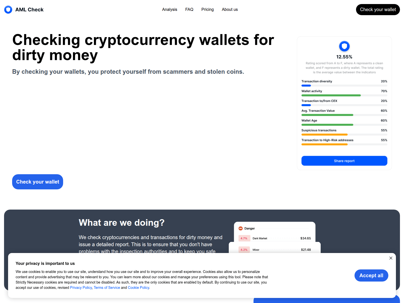 Screenshot of aml-check.online