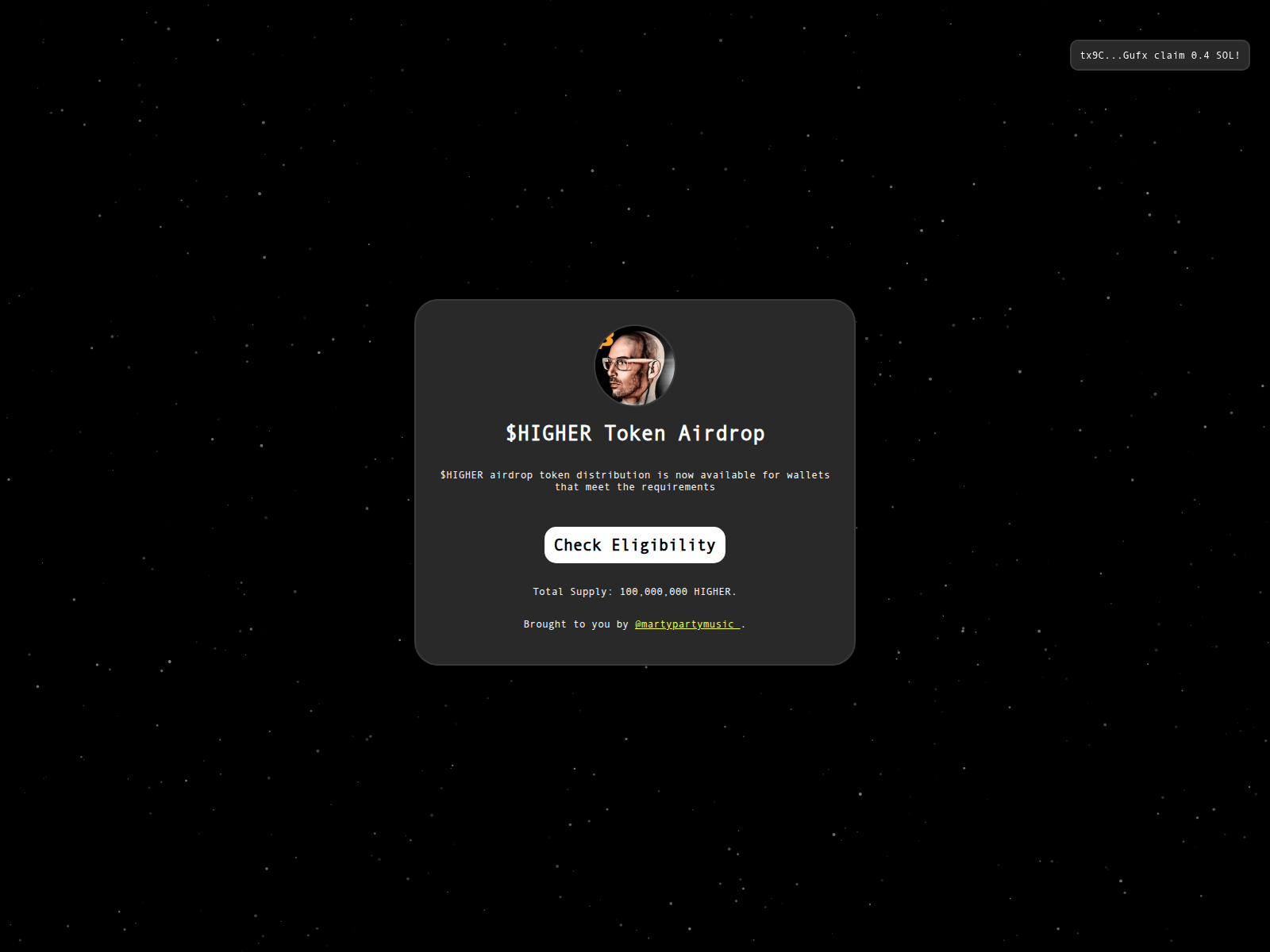 Forensic screenshot of marty-drops.xyz