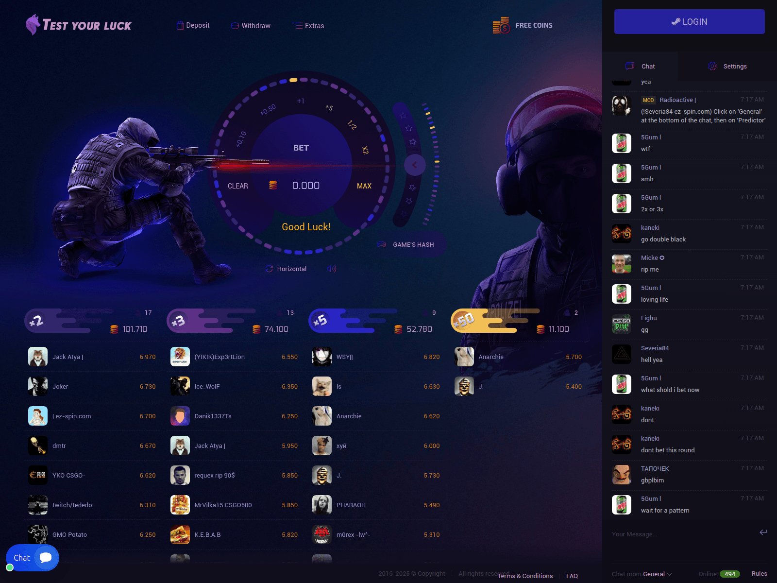 Screenshot of ez-spin.com