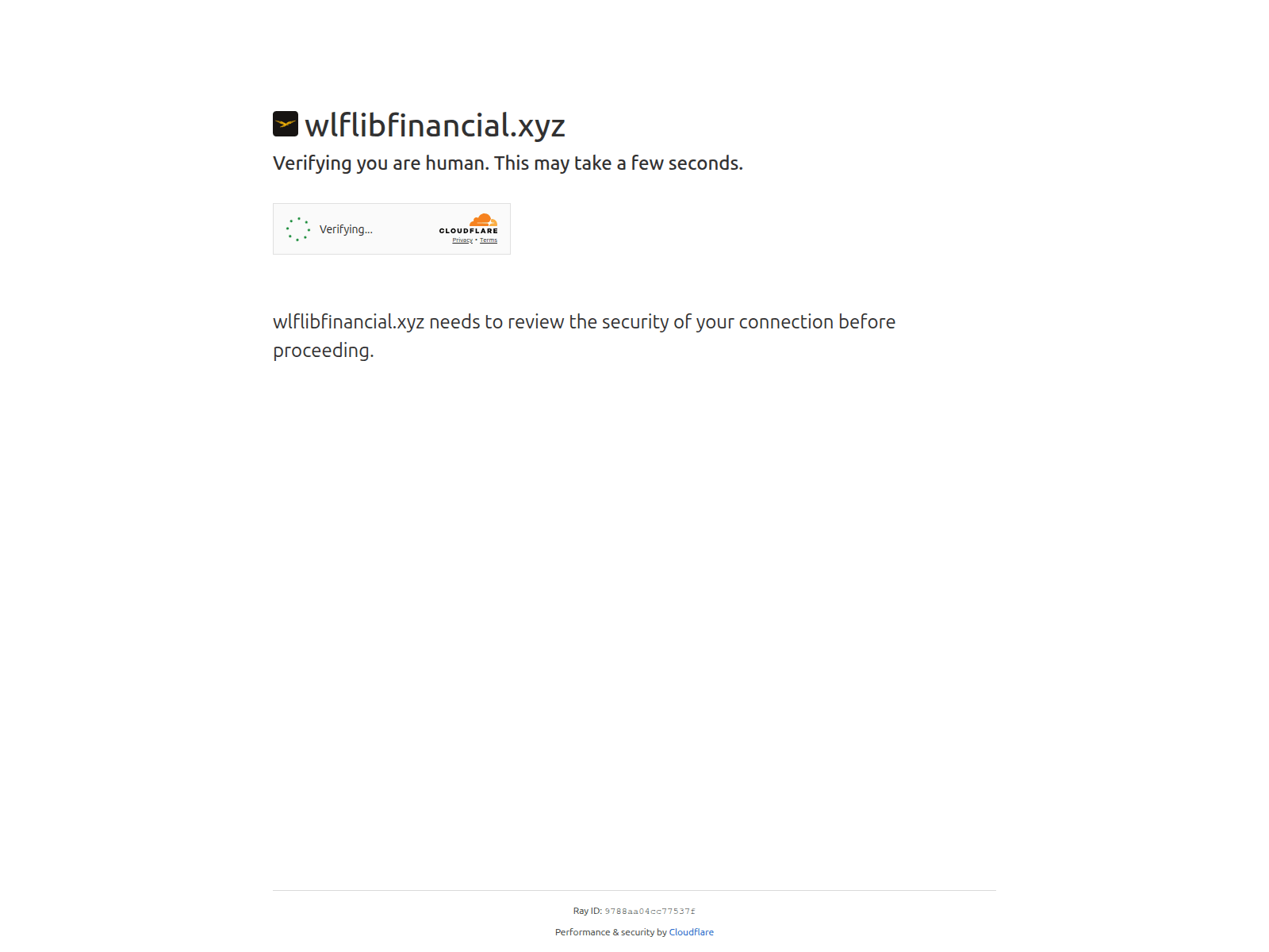 Screenshot of wlflibfinancial.xyz