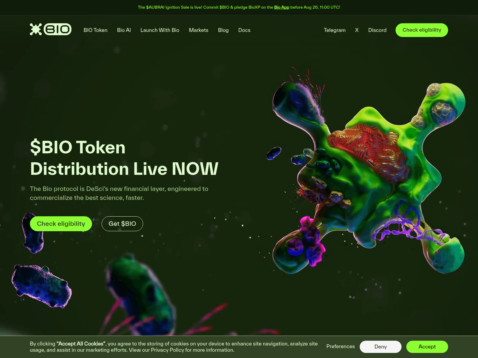 Screenshot of bio-ai.xyz