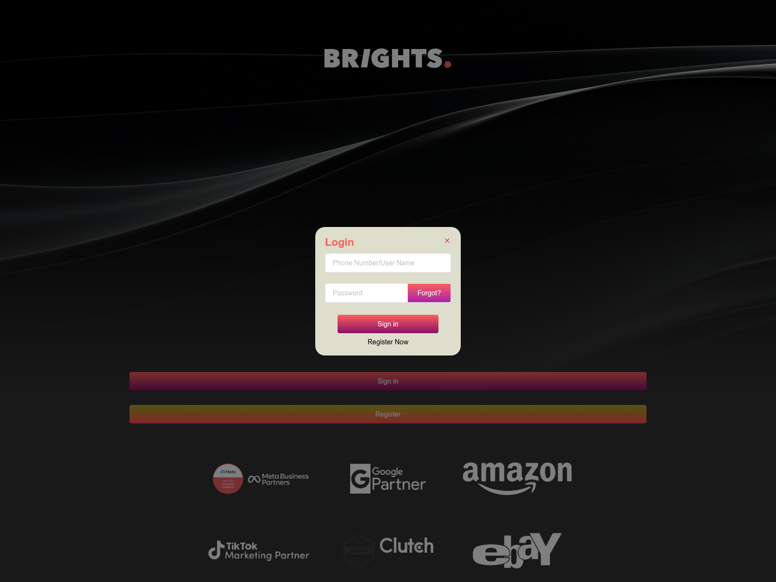 Screenshot of brightsapps.live