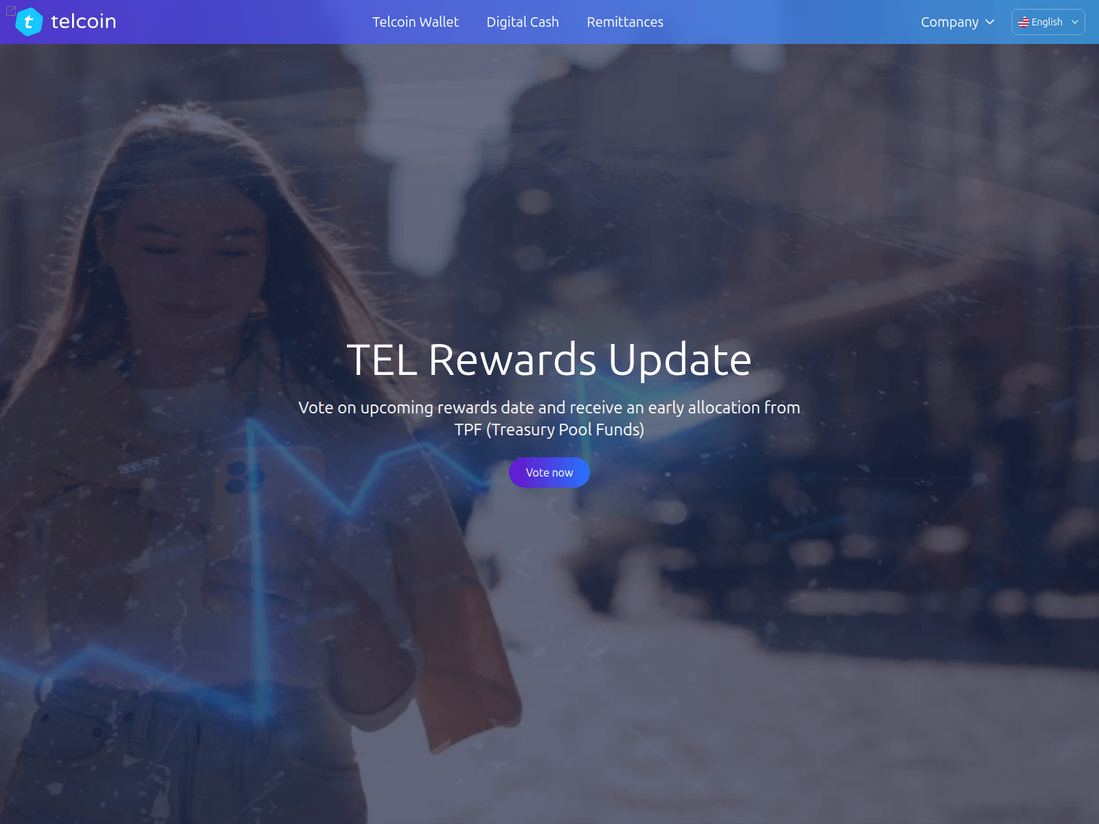 Screenshot of telcoin-rewards.com