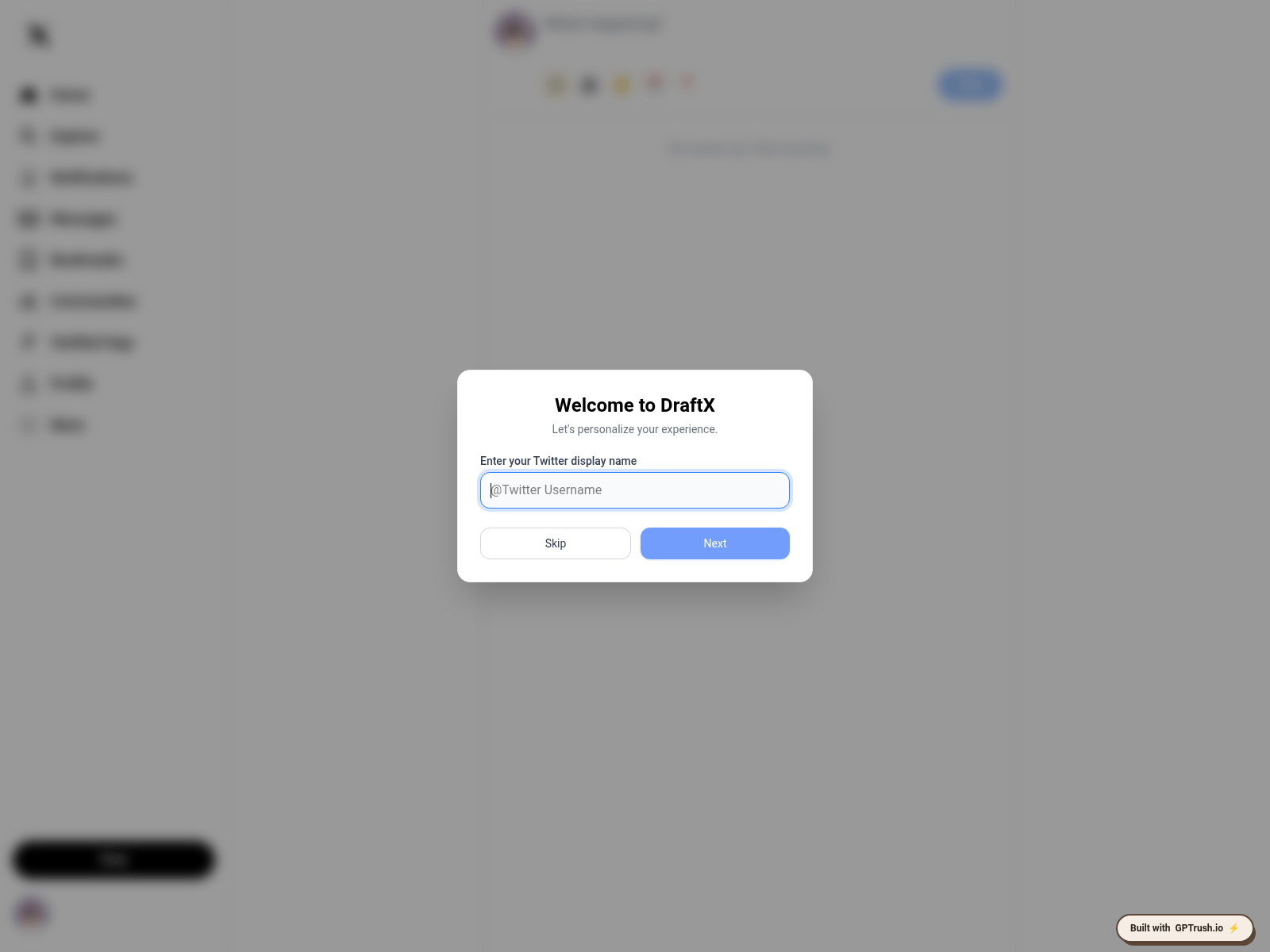 Screenshot of draftx.live