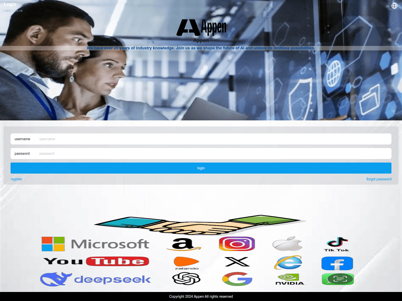 Screenshot of www.appen-job.com