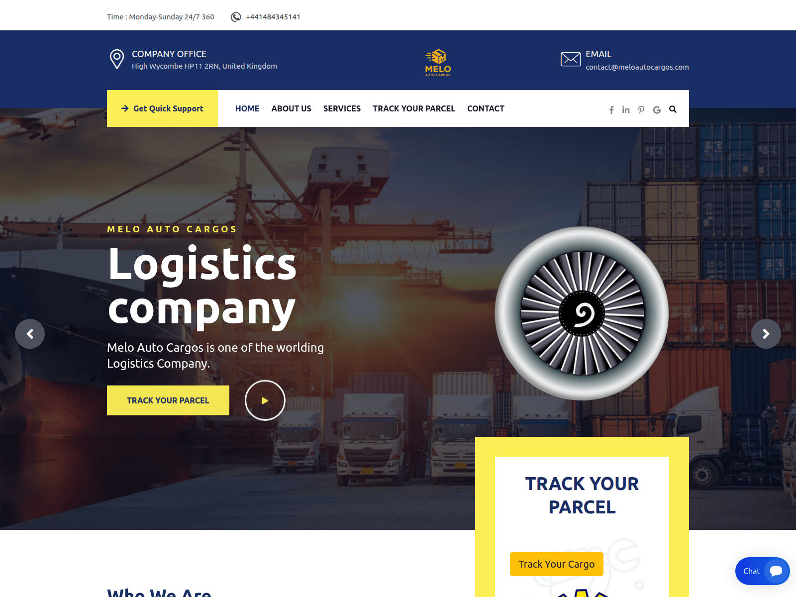 Screenshot of meloautocargos.com