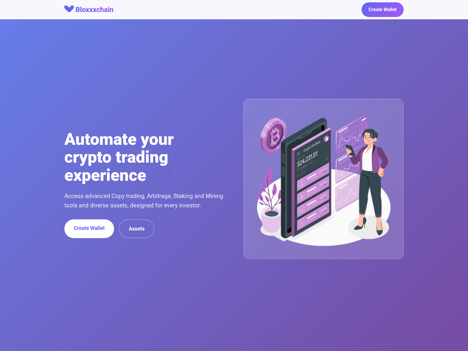Screenshot of bloxxxchain.com