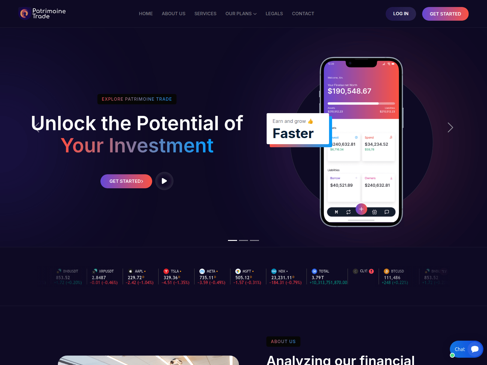 Screenshot of flowtradecap.pro